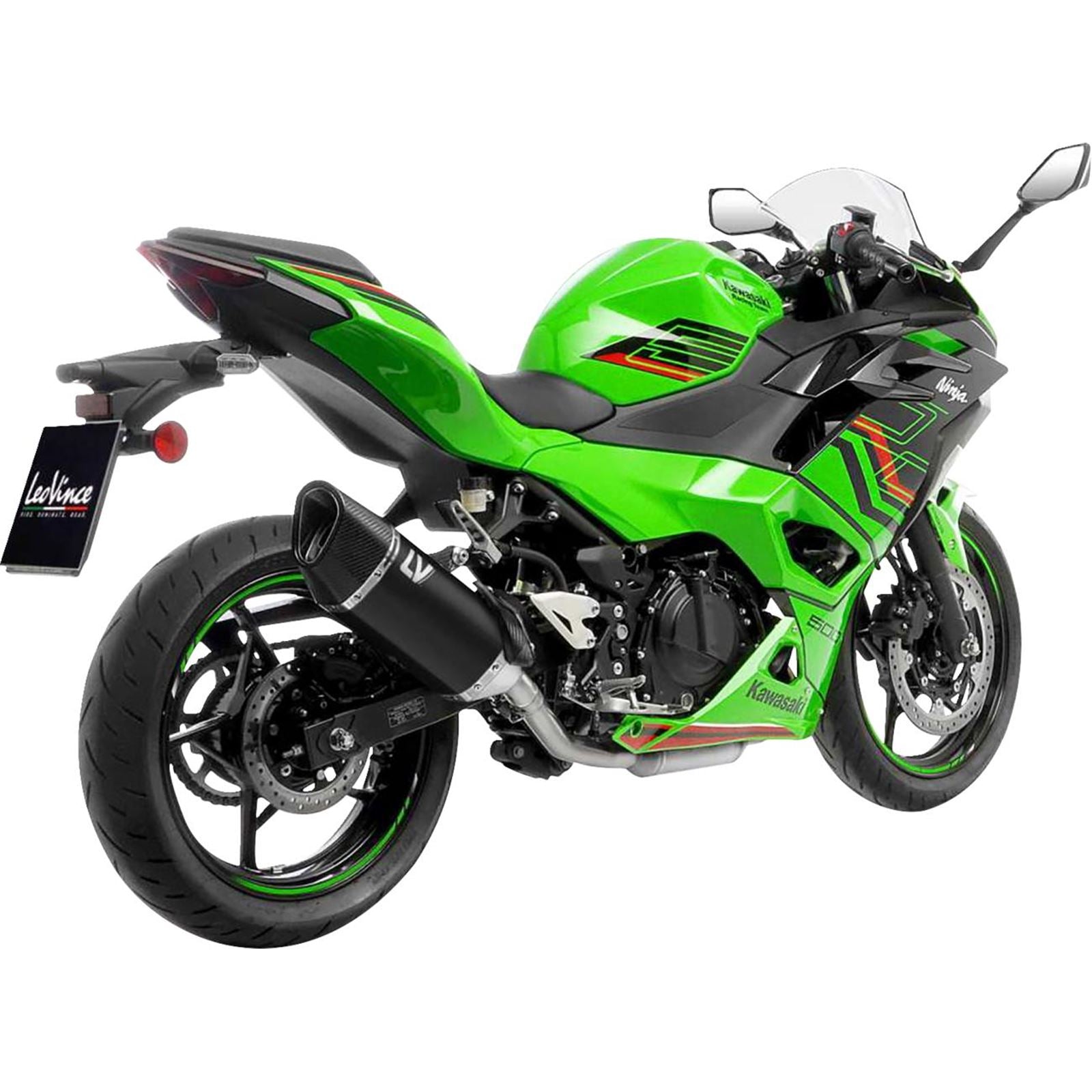 Leovince LV-14 R Slip-On Muffler - Black Edition for Z/Ninja 400/500 [MPN: 15607BU]_1537339