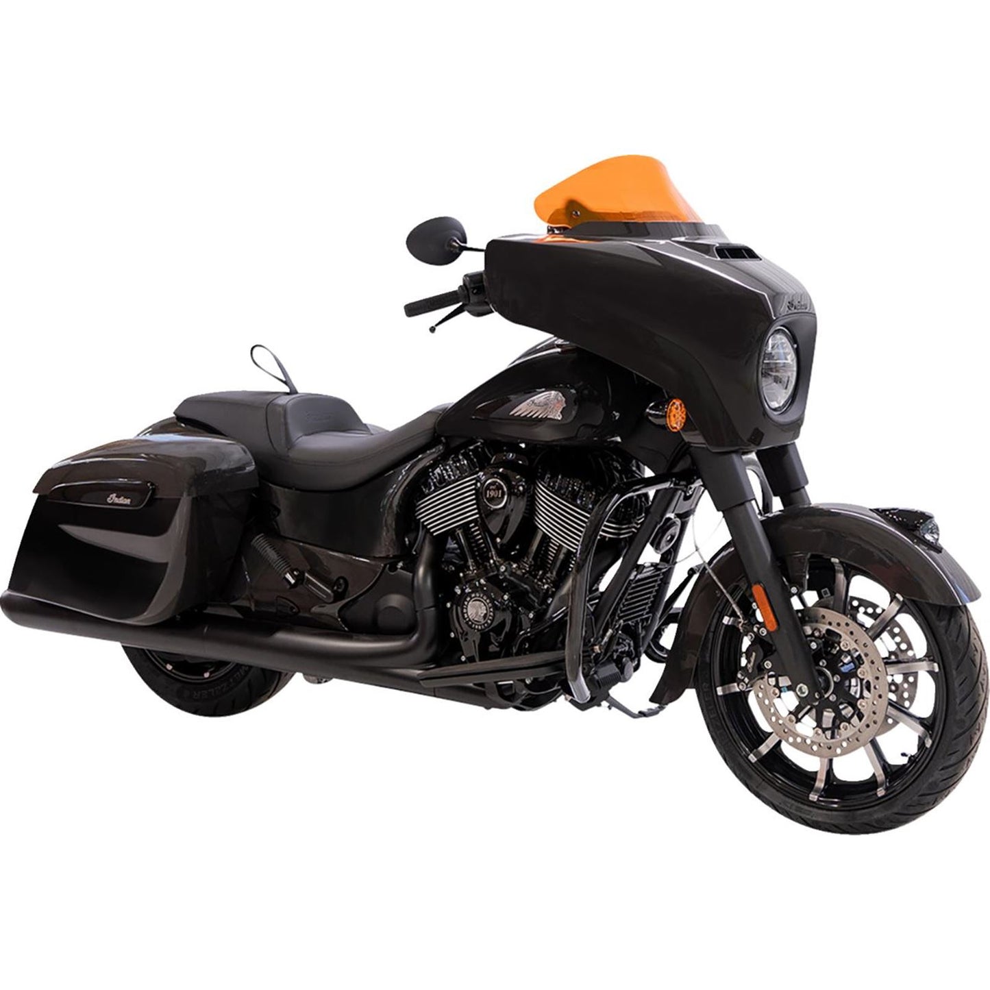 Klock Werks Kolor Flare™ Windshield - 10" - Orange Ice for Indian [MPN: KWW-04-0632]_1552286