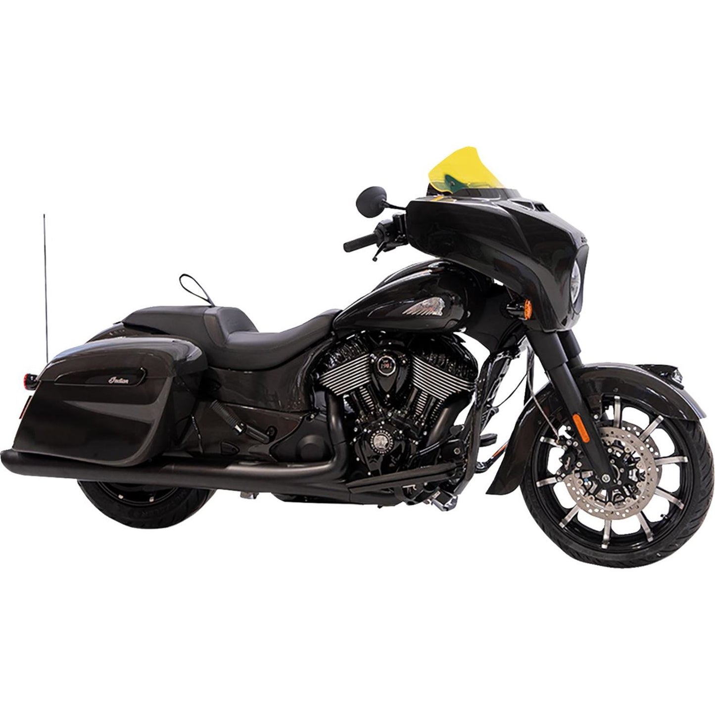 Klock Werks Kolor Flare™ Windshield - 10" - Yellow Ice for Indian [MPN: KWW-04-0633]_1552282