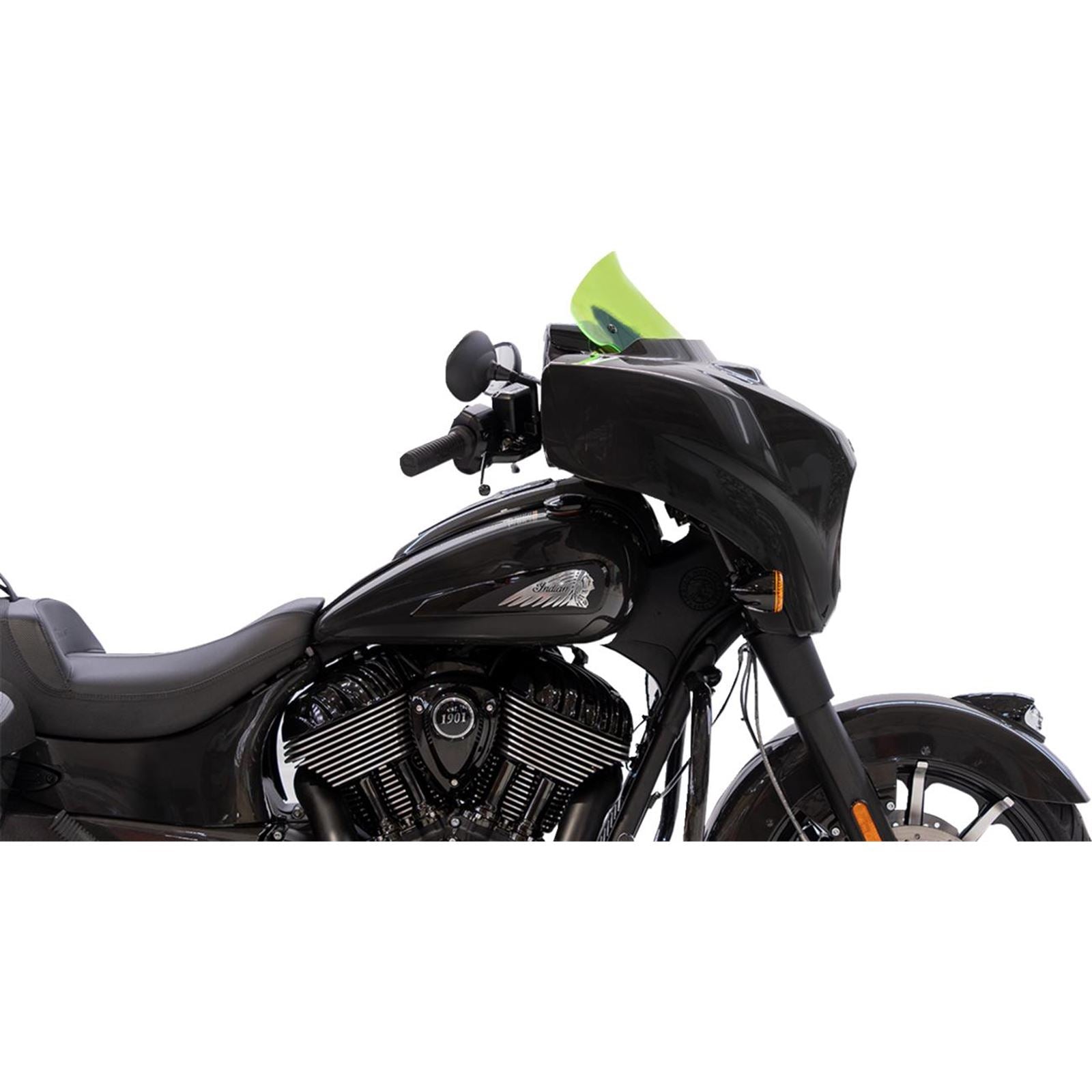 Klock Werks Kolor Flare™ Windshield - 10" - Green Ice for Indian [MPN: KWW-04-0634]_1552278