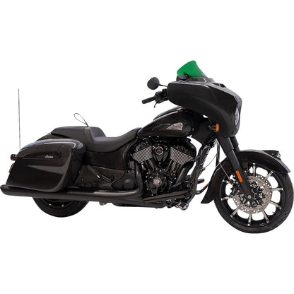 Klock Werks Kolor Flare™ Windshield - 10" - Green for Indian [MPN: KWW-04-0639]_1552314