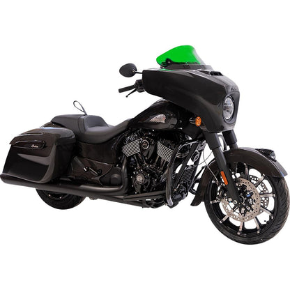 Klock Werks Kolor Flare™ Windshield - 10" - Green for Indian [MPN: KWW-04-0639]_1552313