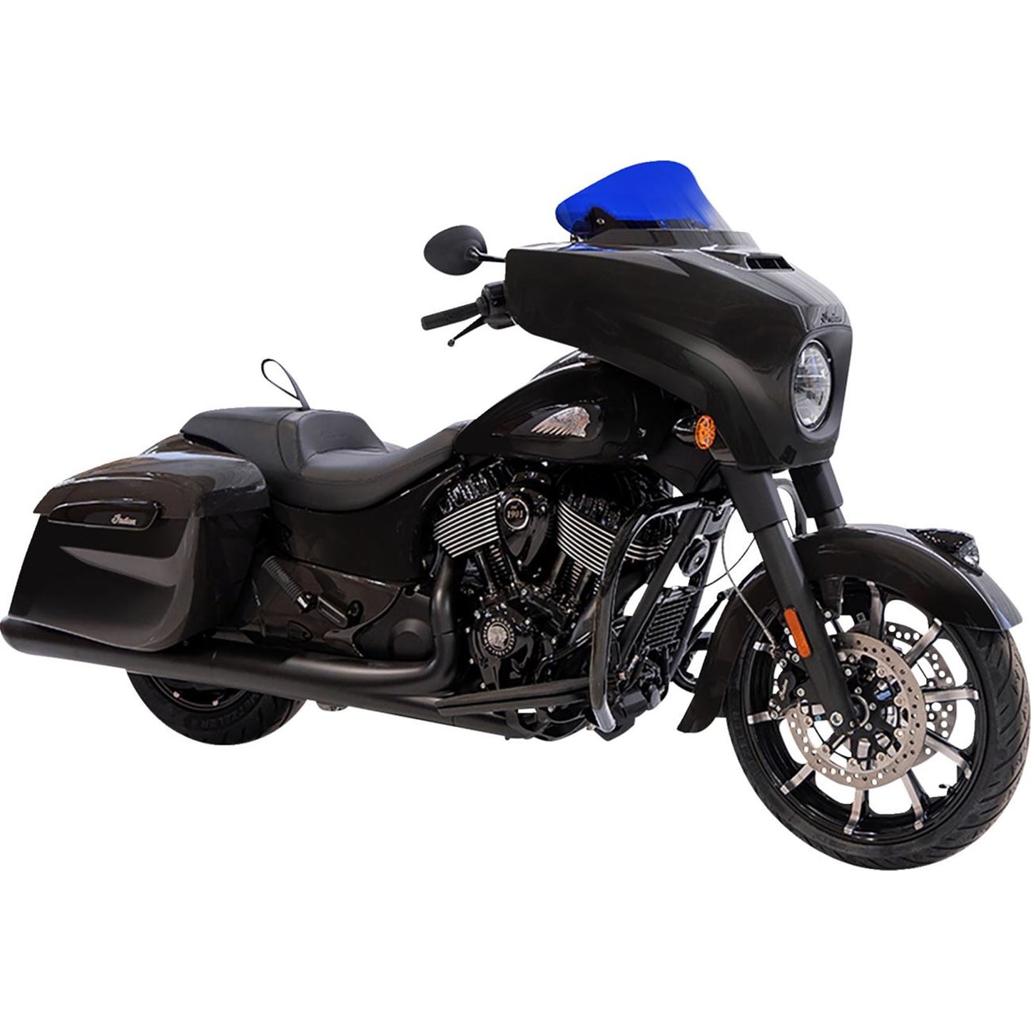 Klock Werks Kolor Flare™ Windshield - 10" - Blue [MPN: KWW-04-0640]_1552311