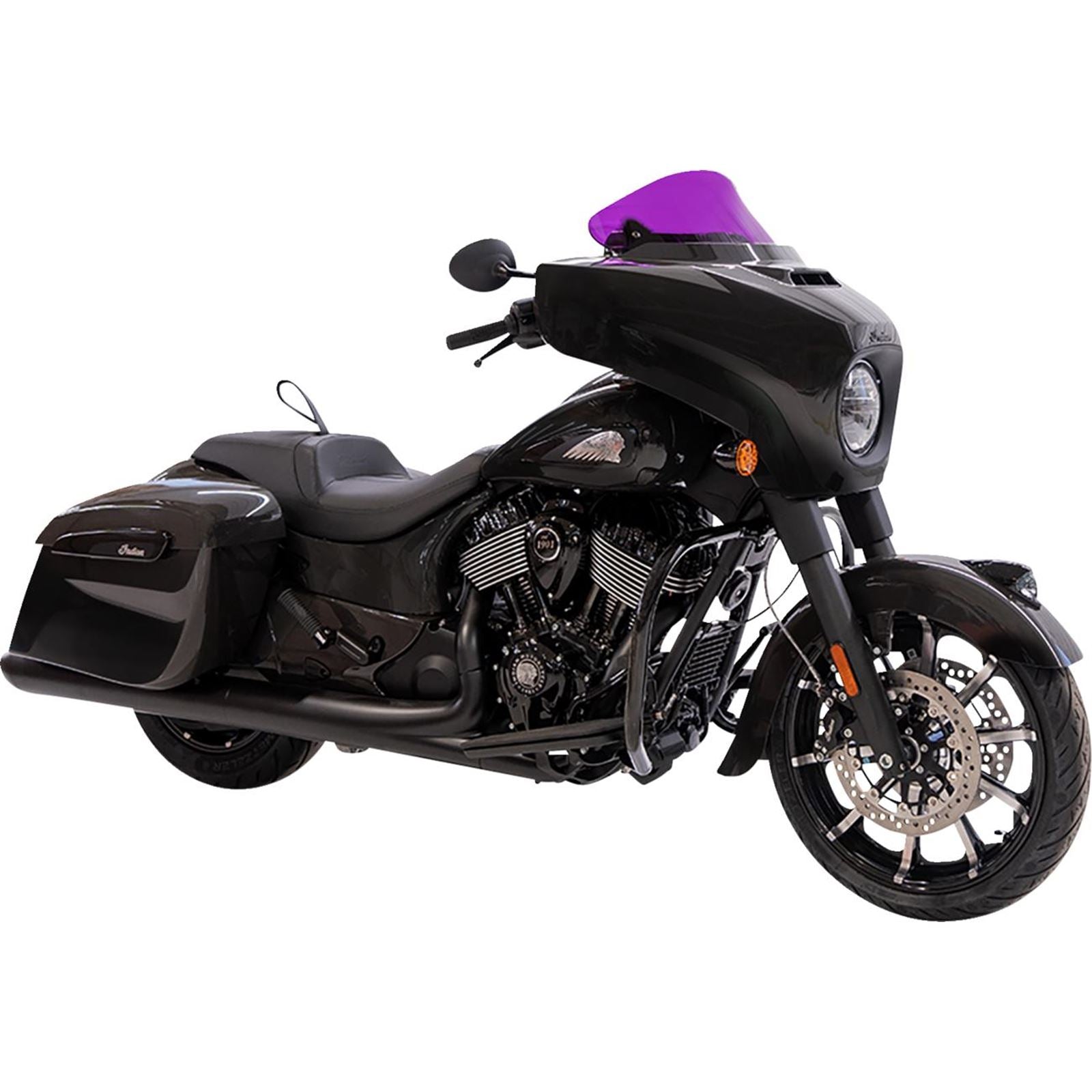 Klock Werks Kolor Flare™ Windshield - 10" - Purple for Indian [MPN: KWW-04-0641]_1552307