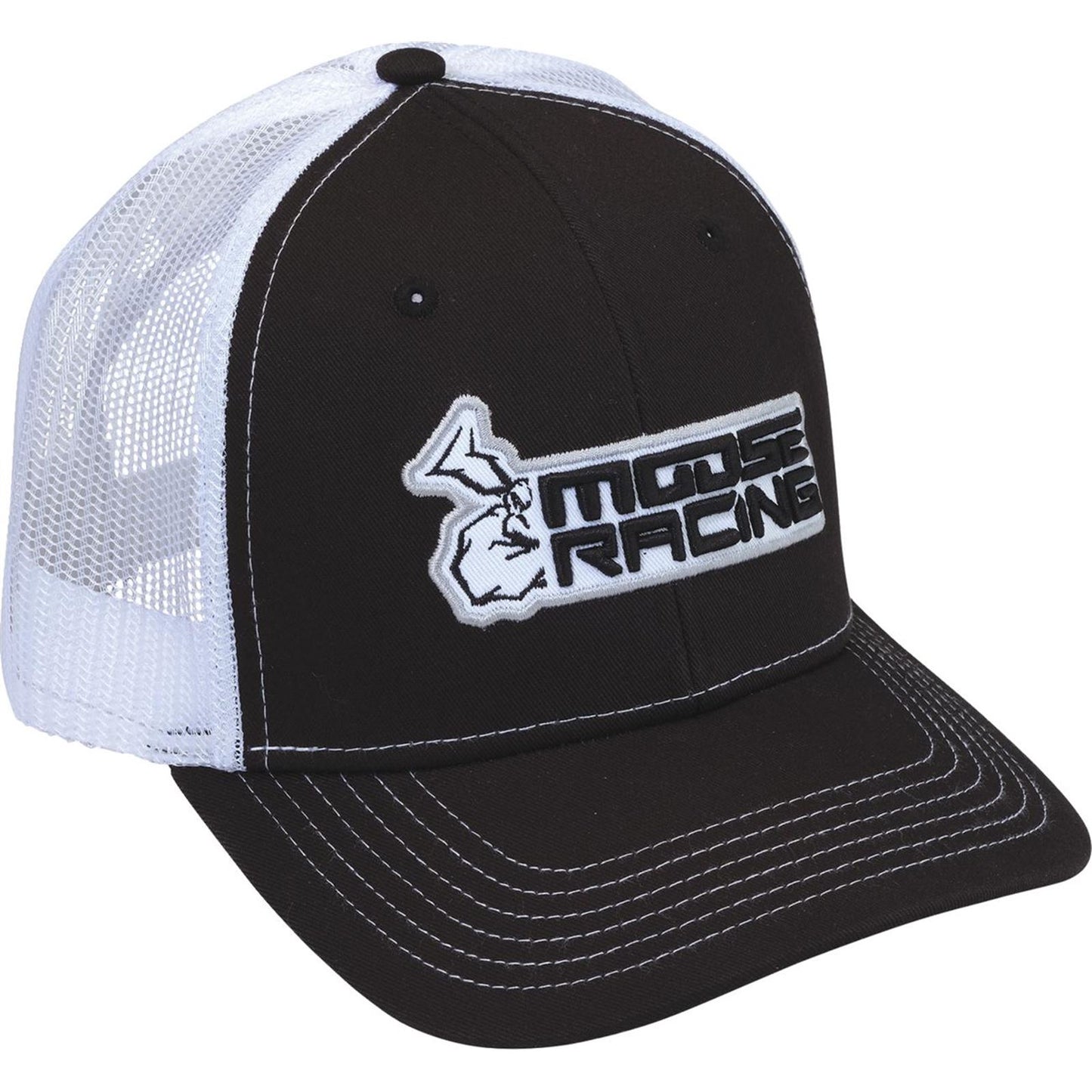 Moose Offroad Moose Half-Agroid Hat - Black/White S2402762R1_1545964