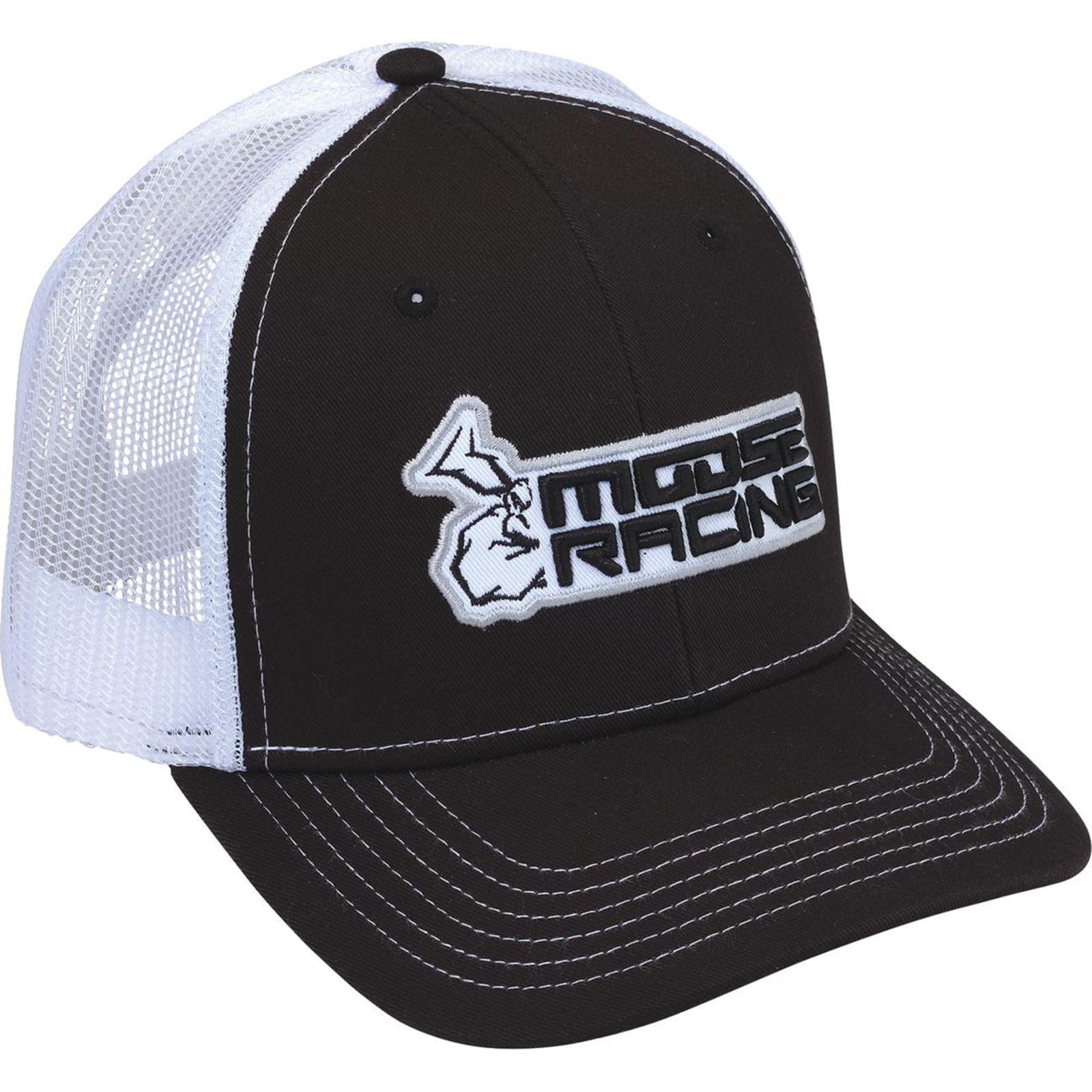 Moose Offroad Moose Half-Agroid Hat - Black/White S2402762R1_1545964