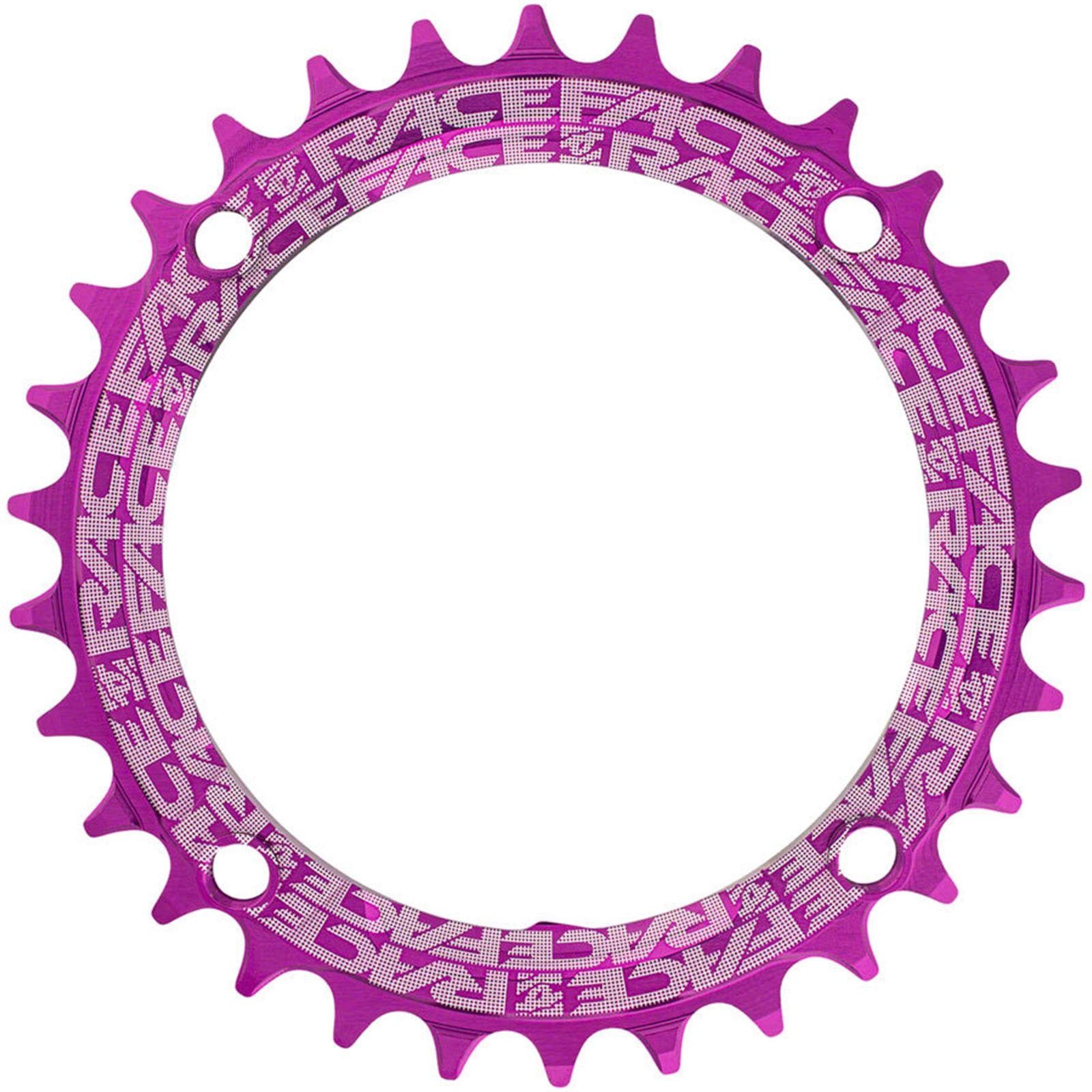 Race Face 1x Narrow Wide Chainring - 30t, 104 BCD, 10-12 Speed - Purple [MPN: RNW104X30PUR]_1917447