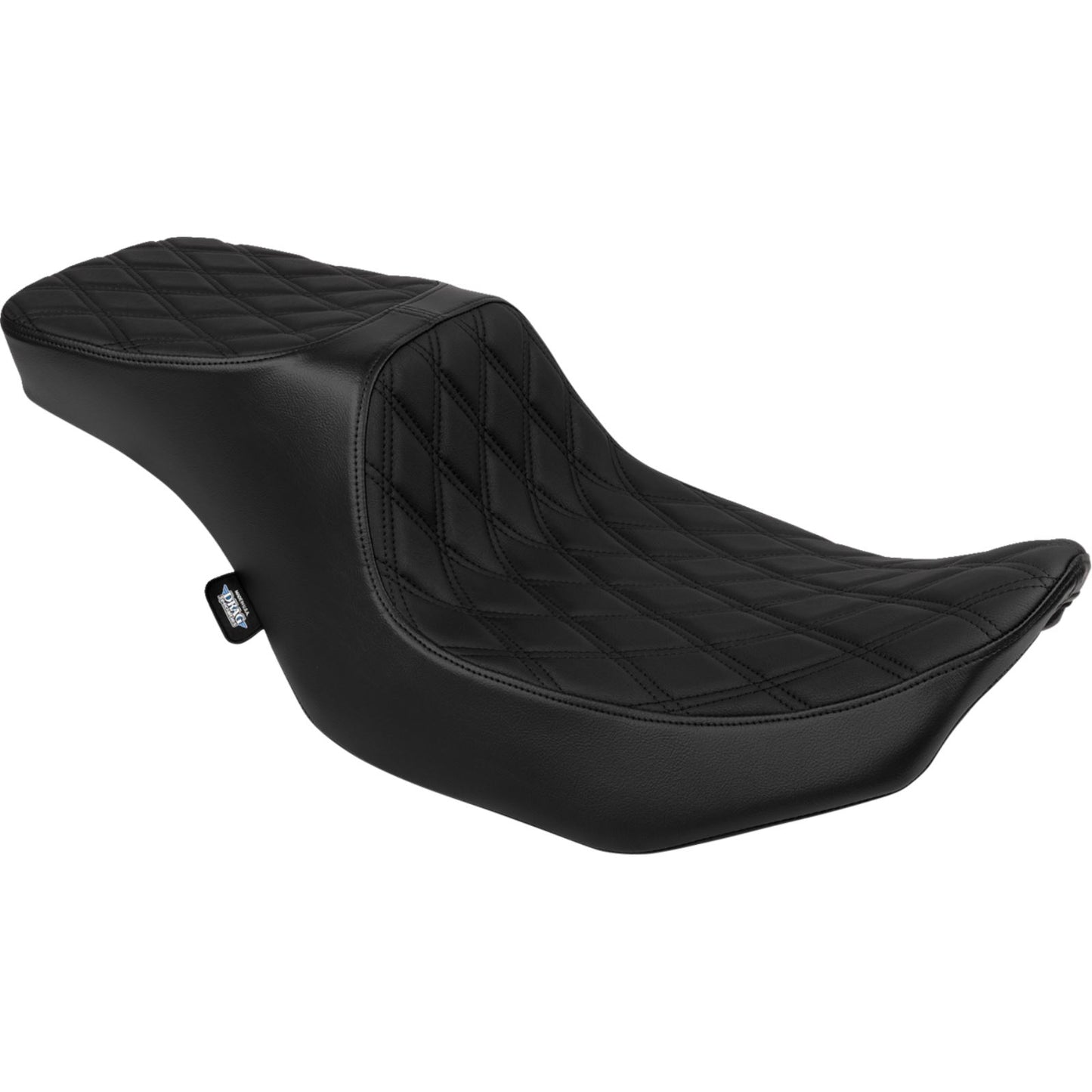 Drag Specialties Predator 2-Up Seat - Diamond Black Stitch for FLTR/FLHX '23-'24 0801-1948_1537659