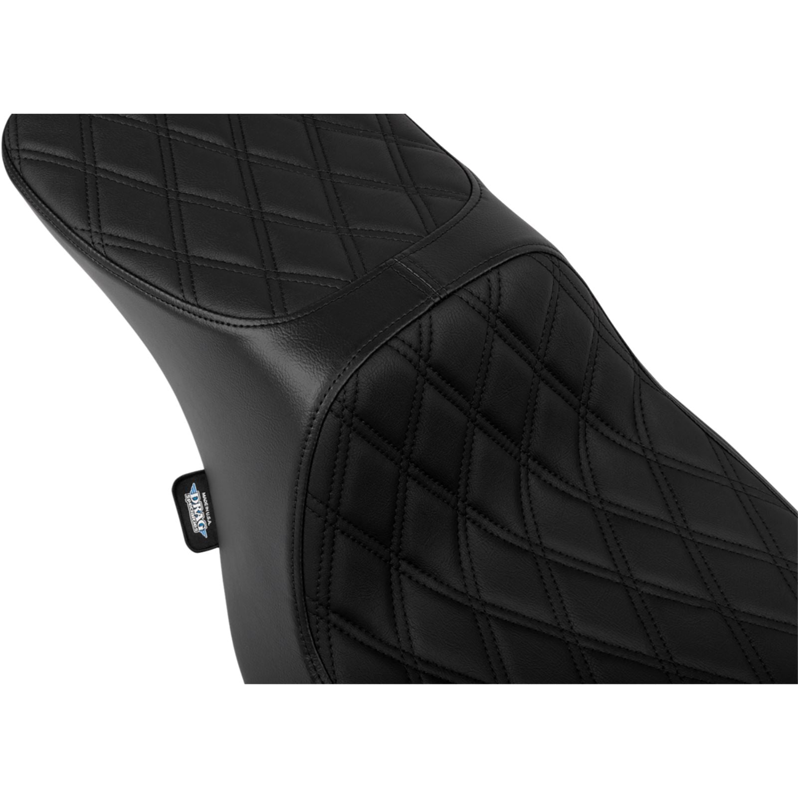 Drag Specialties Predator 2-Up Seat - Diamond Black Stitch for FLTR/FLHX '23-'24 0801-1948_1537658