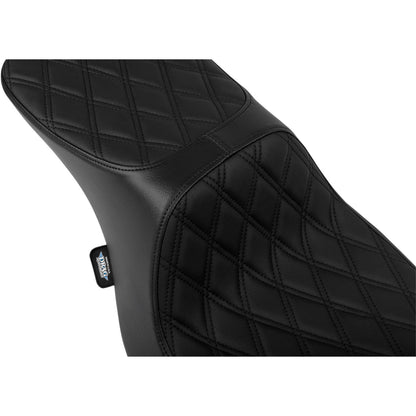 Drag Specialties Predator 2-Up Seat - Diamond Black Stitch for FLTR/FLHX '23-'24 0801-1948_1537658
