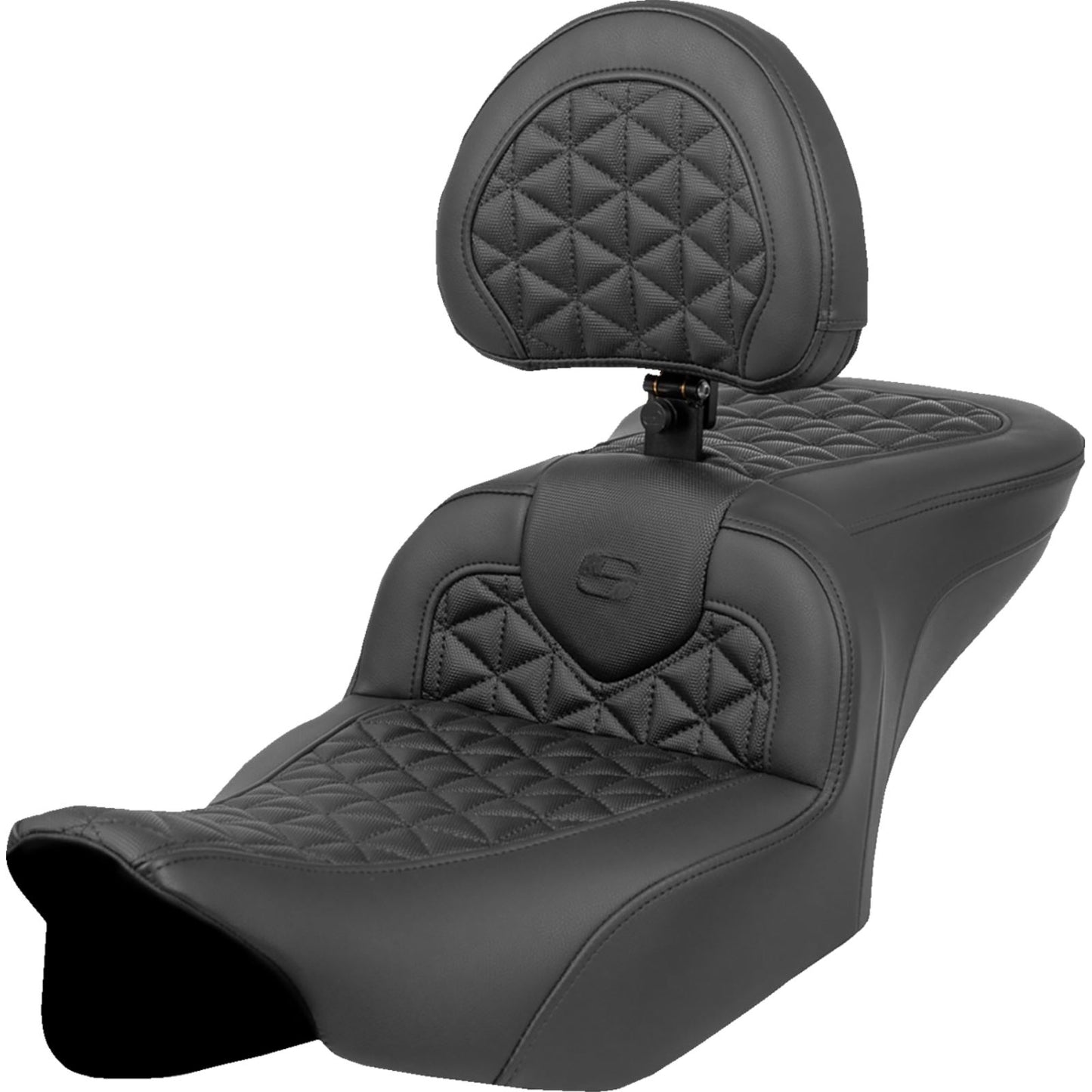 Saddlemen RoadSofa™ Tri Gripper Seat - Standard Reach - FLH/FLT '23-'24 [MPN: 823-07-210B0]_1537649