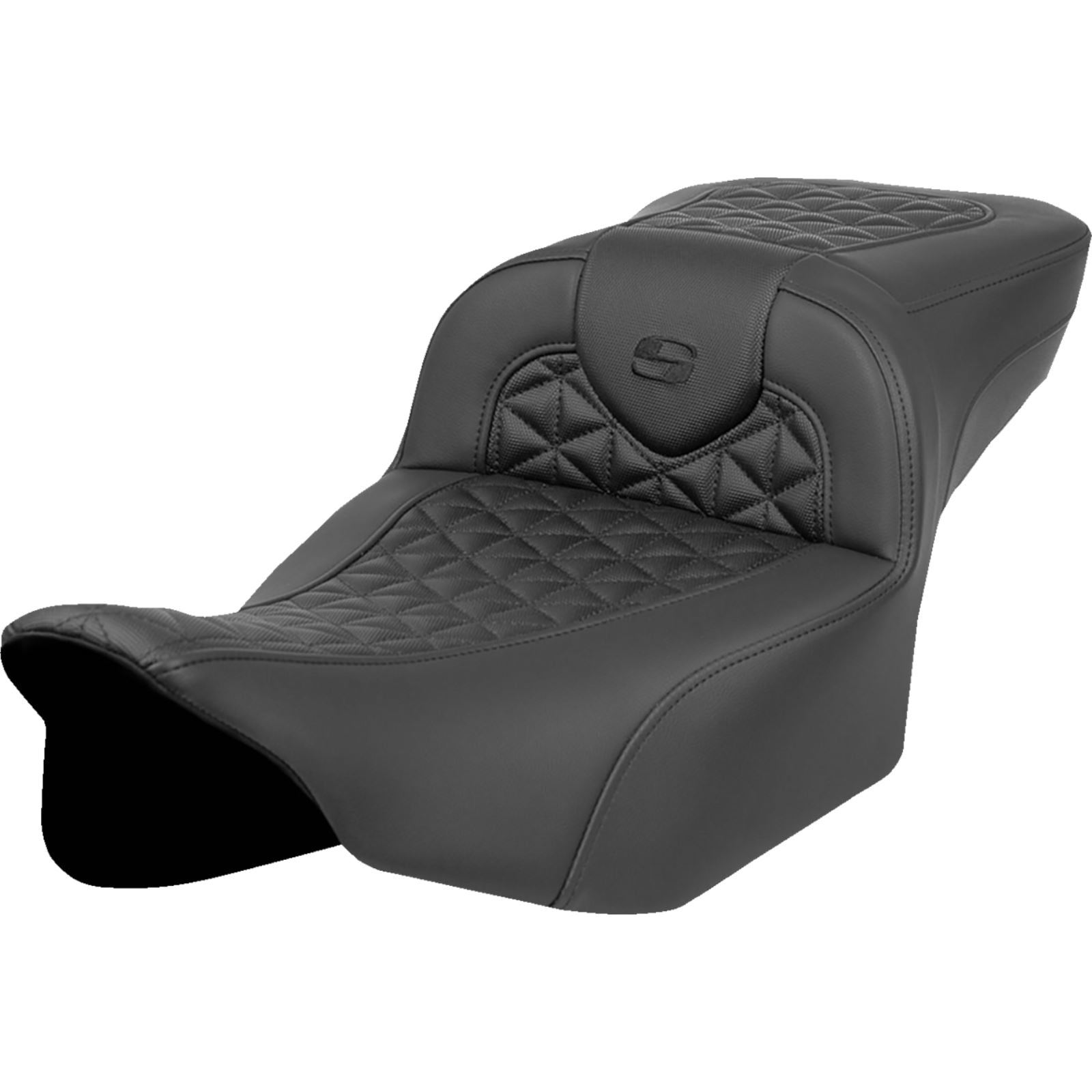 Saddlemen RoadSofa™ Tri Gripper Seat - Extended Reach - FLH/FLT '23-'24 [MPN: 823-07-21100]_1537648