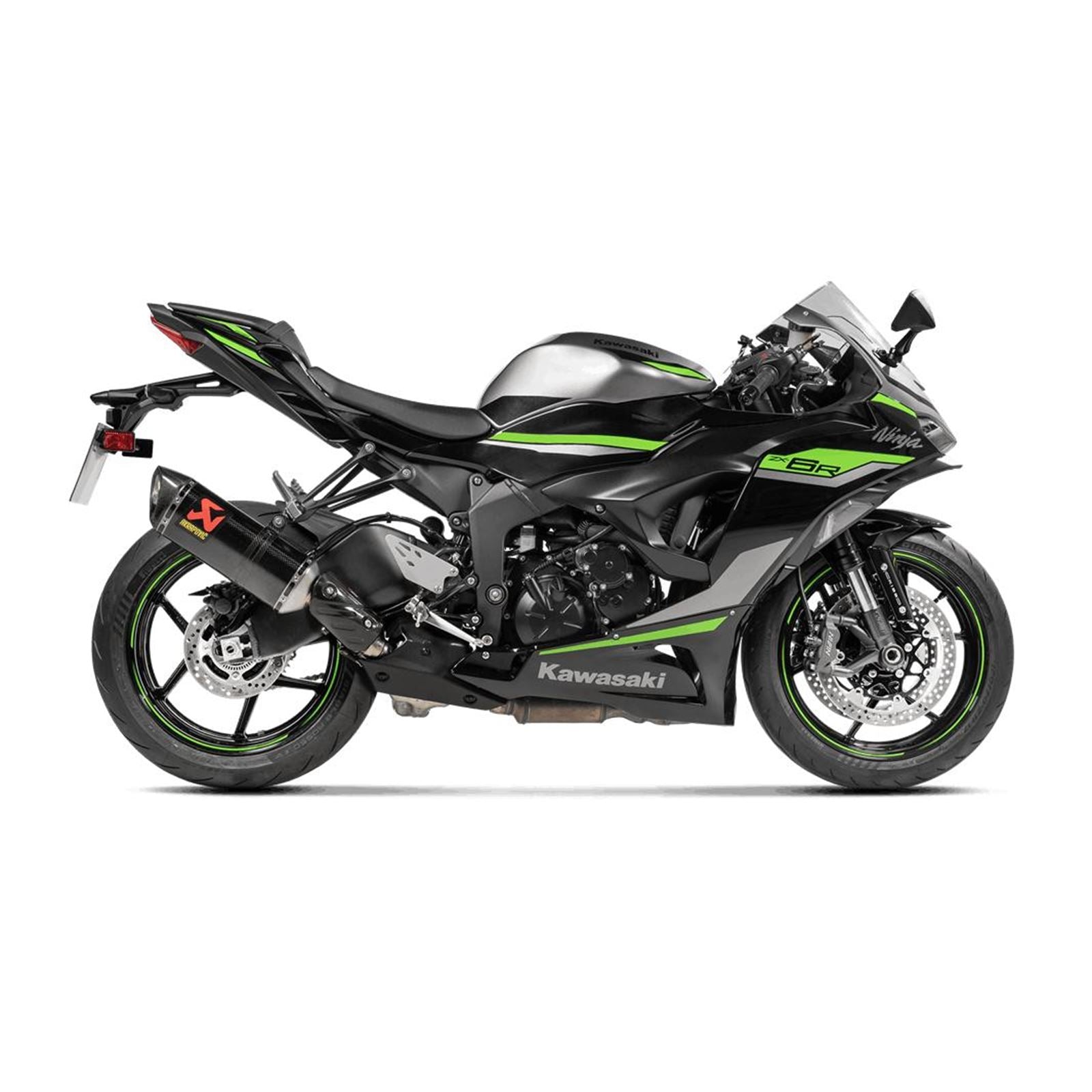 Akrapovic Slip-On Line Muffler - Carbon Fiber for ZX-6R [MPN: S-K6SO7-HZC/3]_1539486