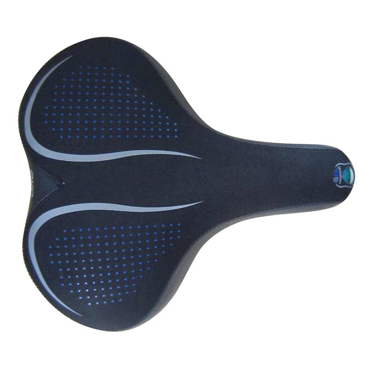 EVO Gel Comfort 280 ES-L  Saddle 300 x 280mm - Unisex - Black [MPN: 9088-21 LYCRA]_1537683