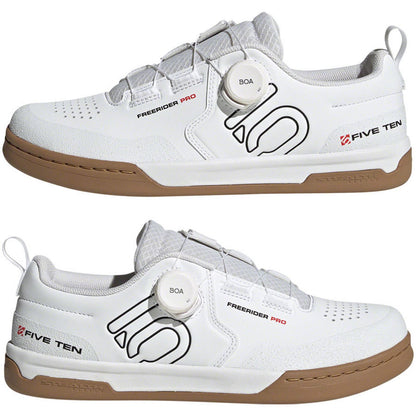 Five Ten Freerider Pro BOA Flat Men's Shoes FTWR White/Core Black/Red_2084252
