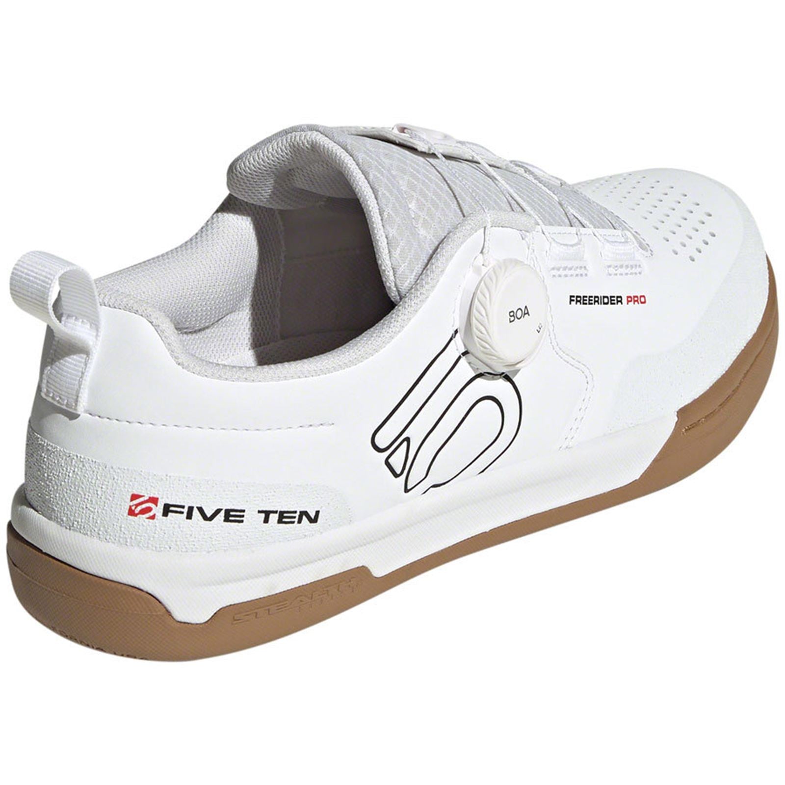 Five Ten Freerider Pro BOA Flat Men's Shoes FTWR White/Core Black/Red_2084255