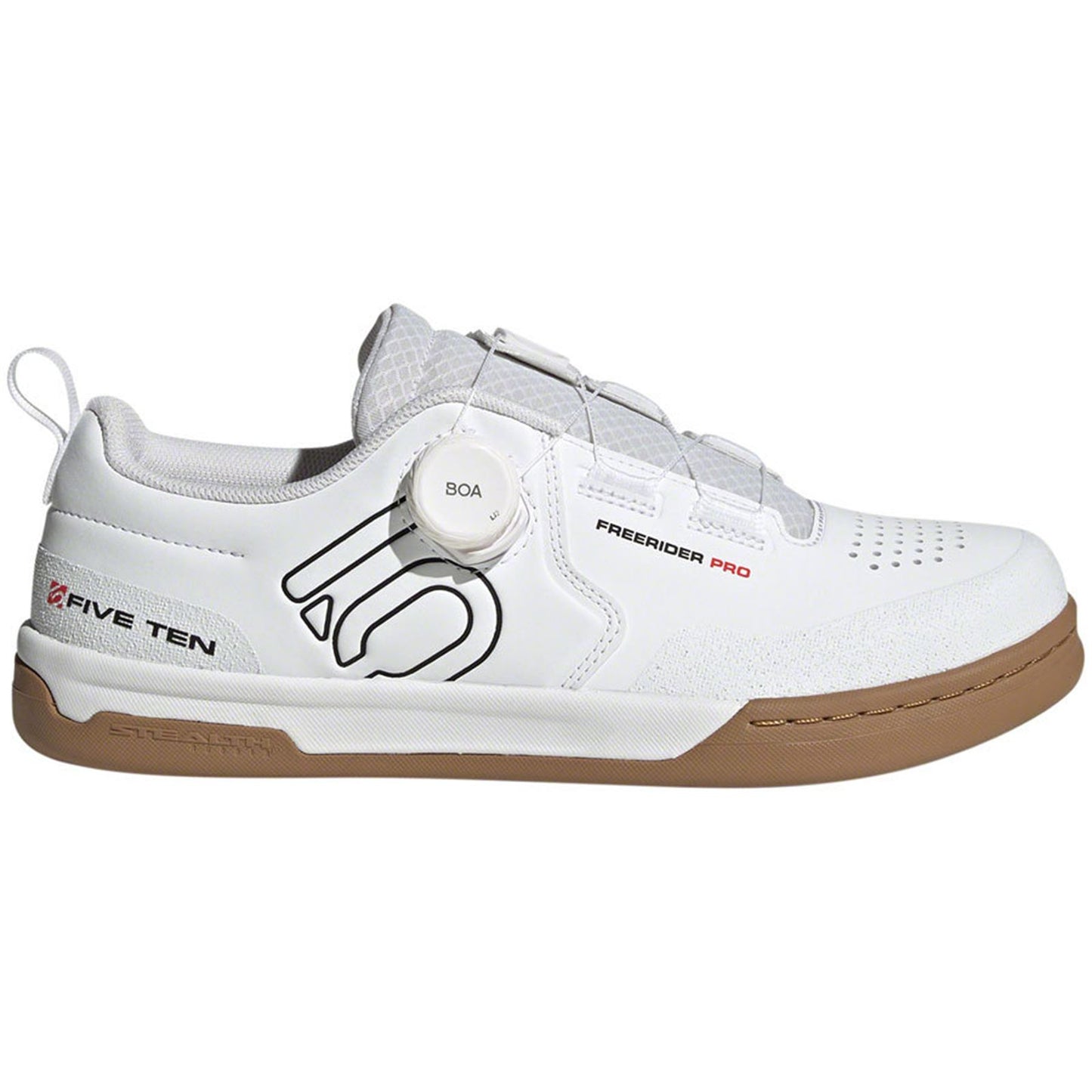 Five Ten Freerider Pro BOA Flat Men's Shoes FTWR White/Core Black/Red_2084318