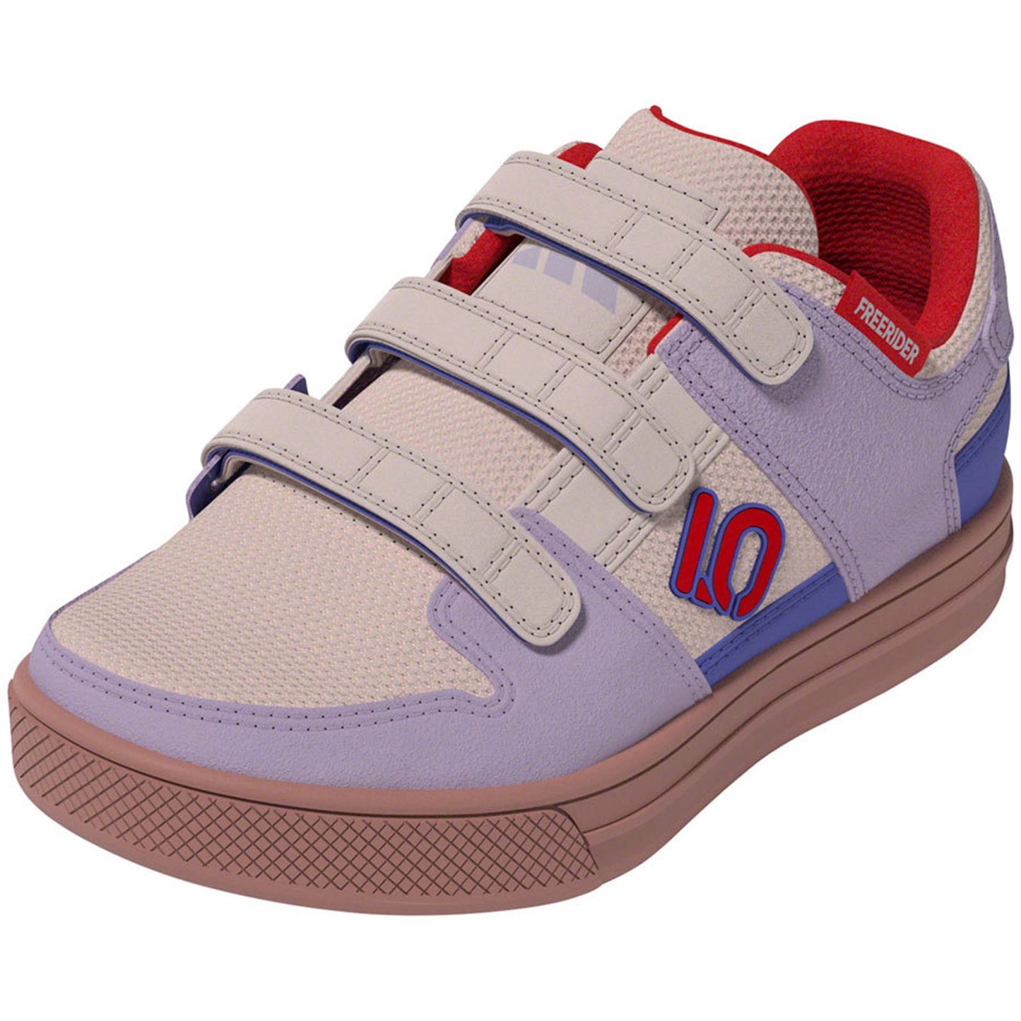 Five Ten Freerider Kid's VCS Flat Shoes - Mauve/Ruby/Semi Cobalt Blue_1929620