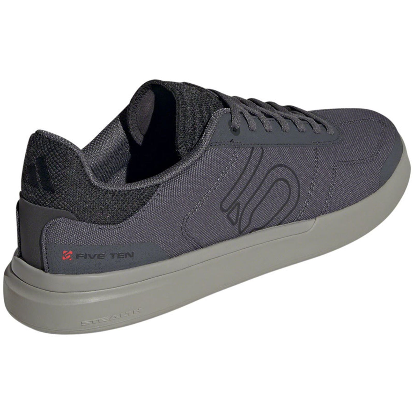 Five Ten Sleuth DLX Canvas Flat Men's Shoes Gray/Black/Olive Strata_1929005