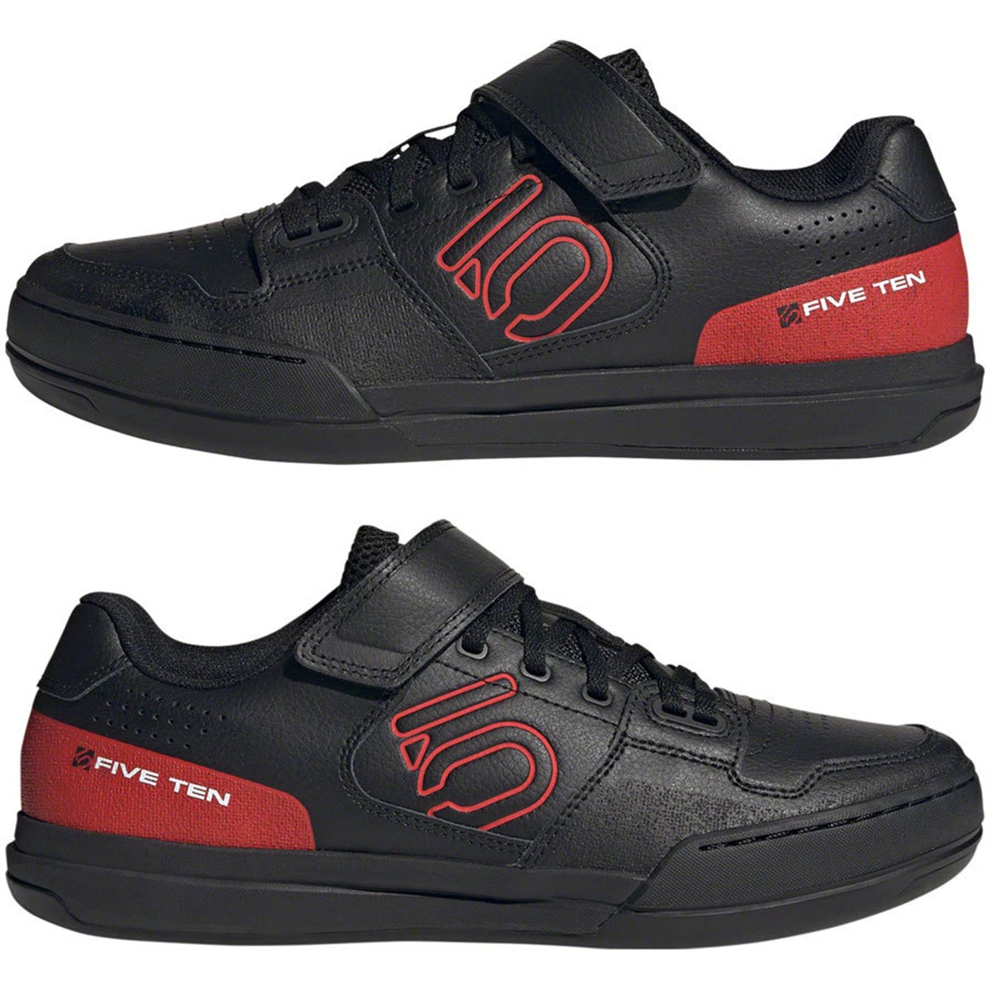 Five Ten Hellcat Mountain Clipless Men's Shoes Core Black/Red/FTWR White_1929074