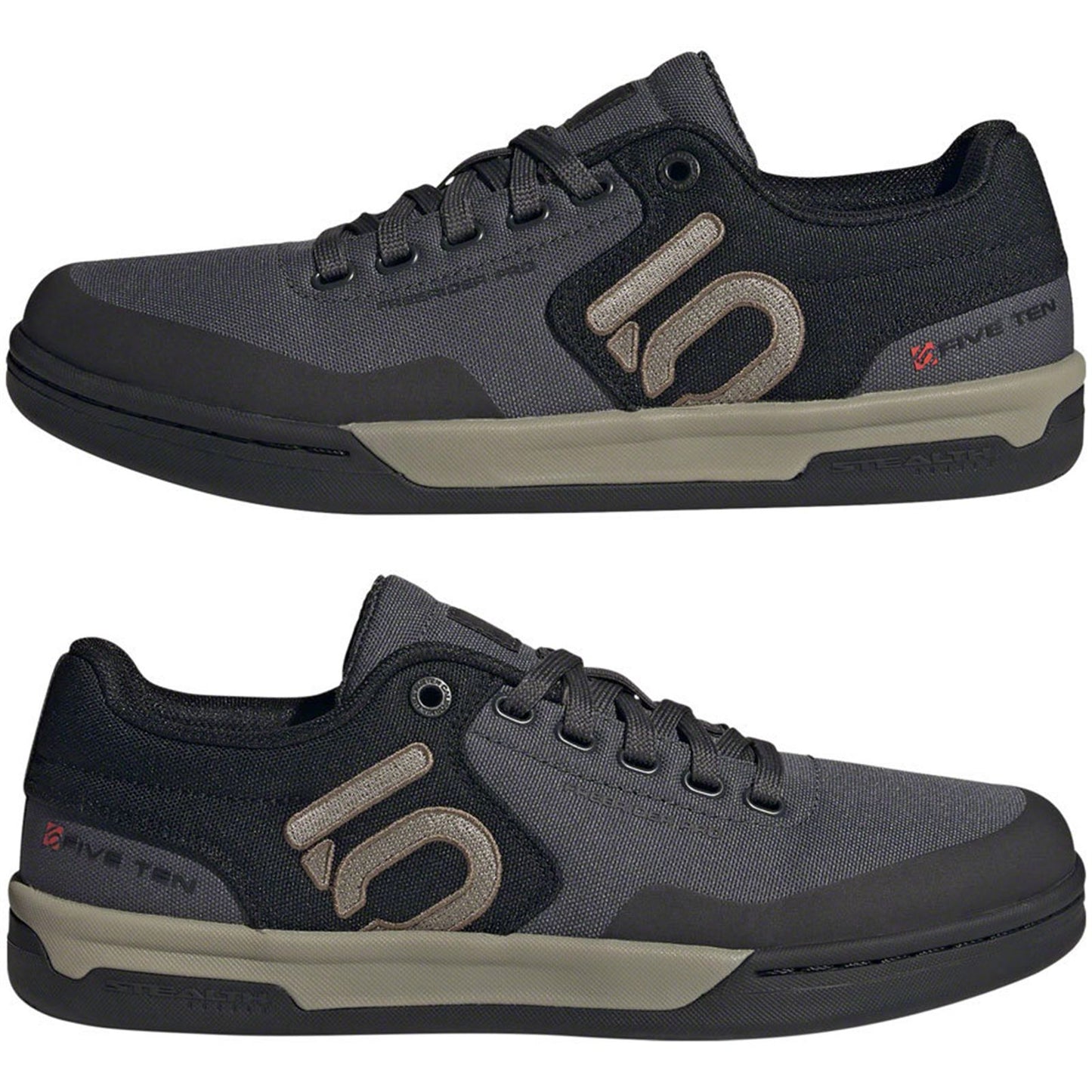 Five Ten Freerider Pro Canvas Flat Men's Shoes Gray/Silver Pebble/Black_1928177
