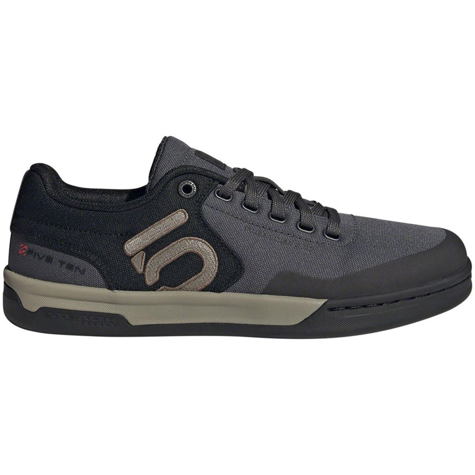 Five Ten Freerider Pro Canvas Flat Men's Shoes Gray/Silver Pebble/Black_1928349