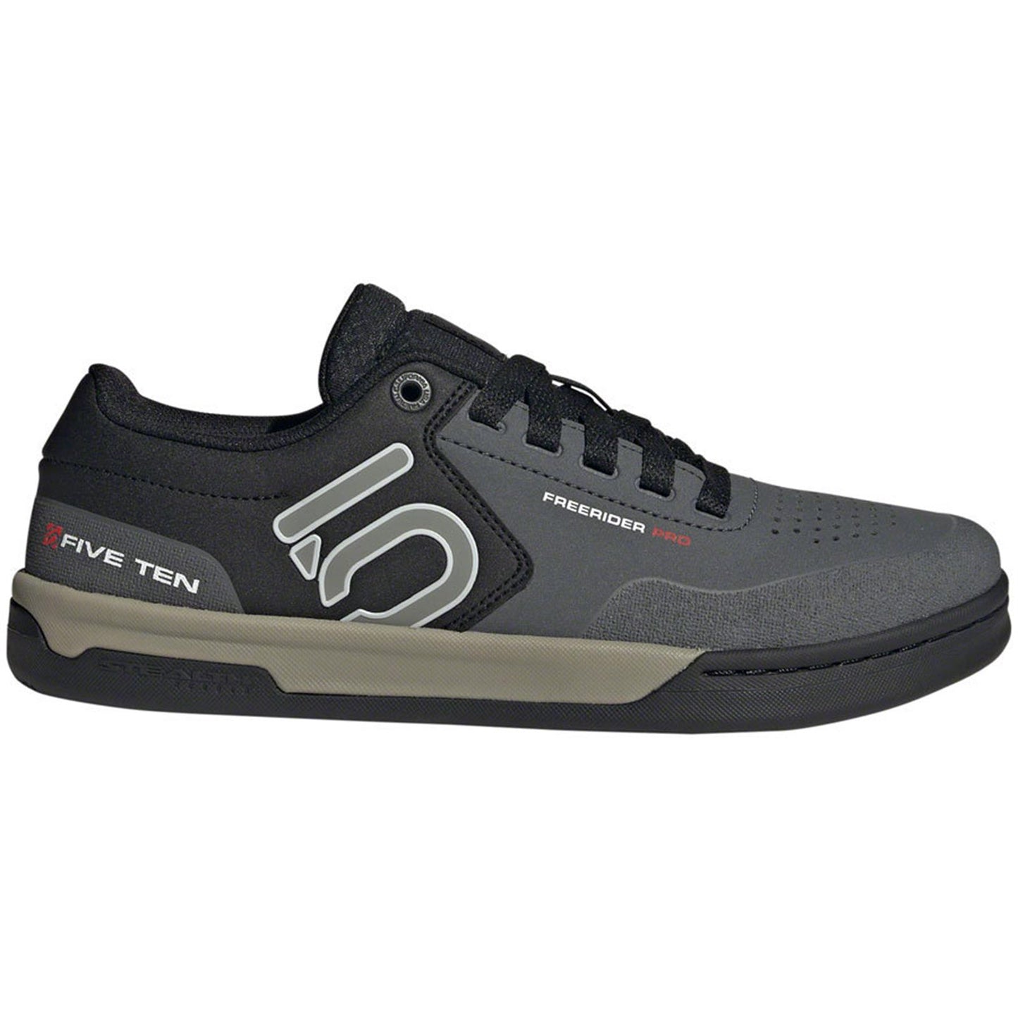 Five Ten Freerider Pro Flat Men's Shoes Gray Six/Silver Pebble/Core Black_1928541