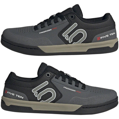 Five Ten Freerider Pro Flat Men's Shoes Gray Six/Silver Pebble/Core Black_1928543