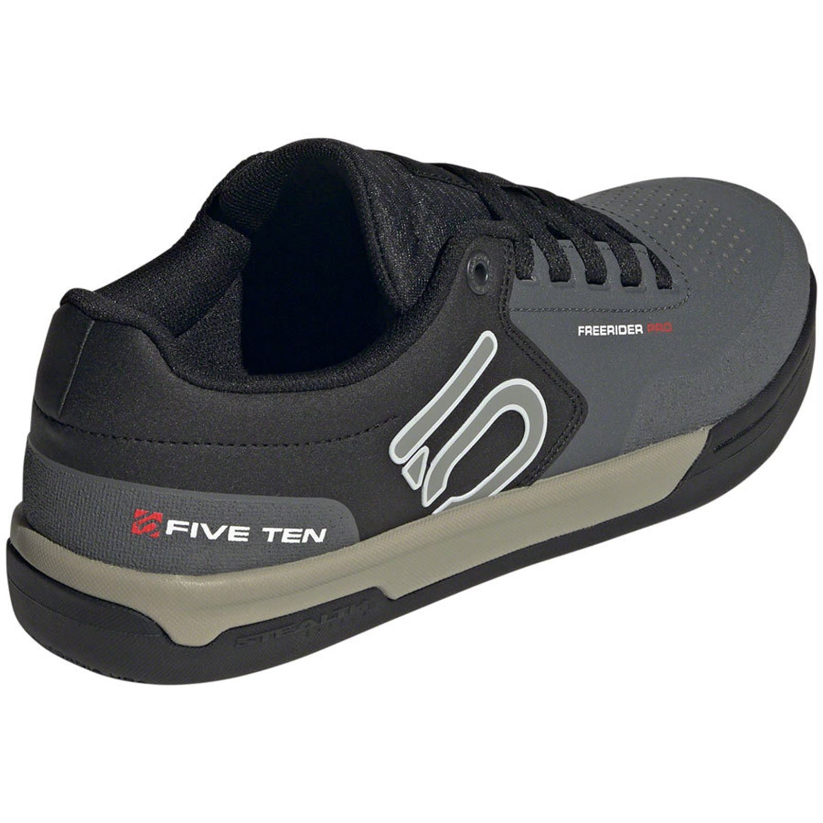Five Ten Freerider Pro Flat Men's Shoes Gray Six/Silver Pebble/Core Black_1928546