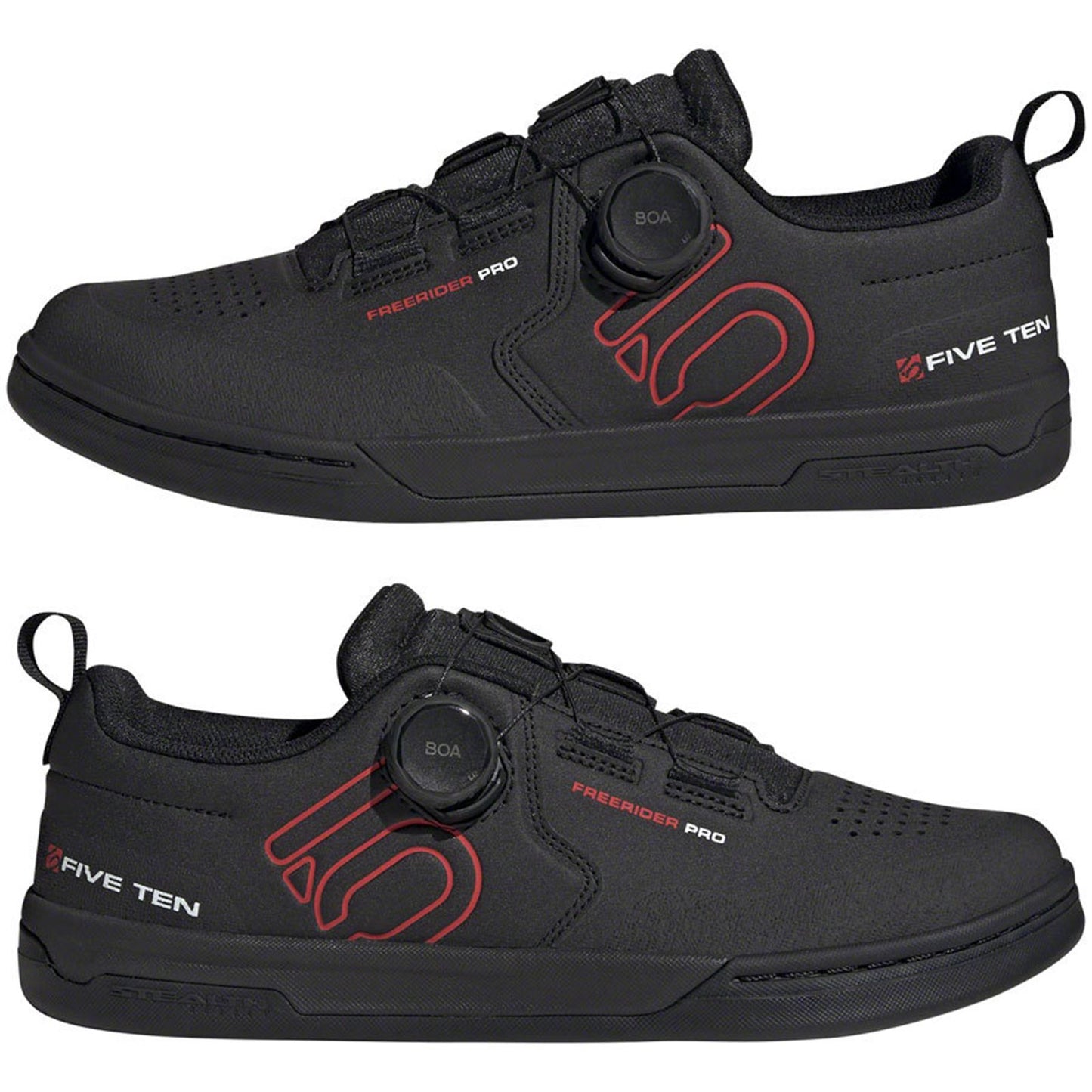 Five Ten Freerider Pro BOA Flat Men's Shoes Core Black/Red/FTWR White_2084159