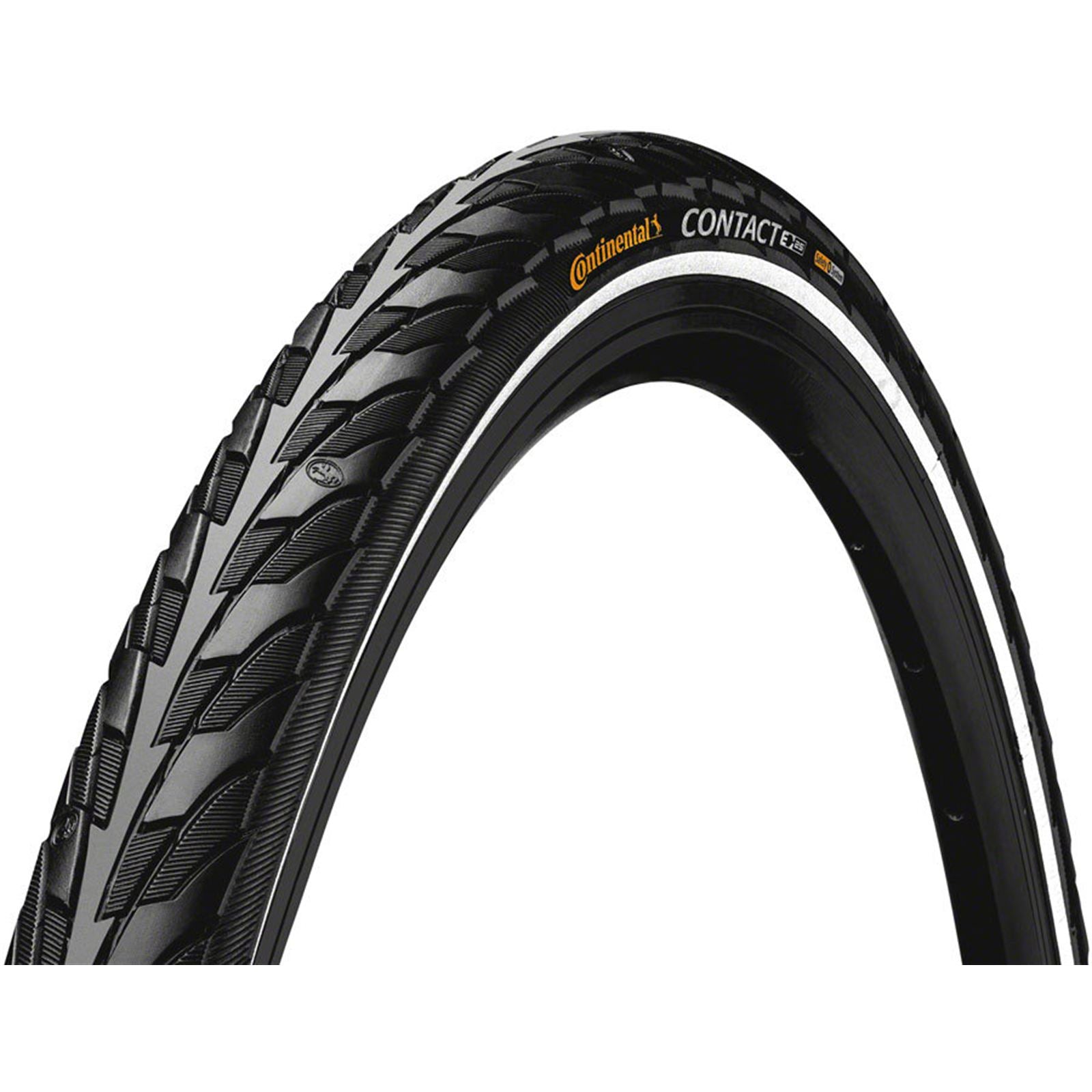 Continental Tire - Bicycle Contact Tire - 20 x 1.75, Clincher, Wire, Black/Reflex [MPN: 1013130000]_2101990