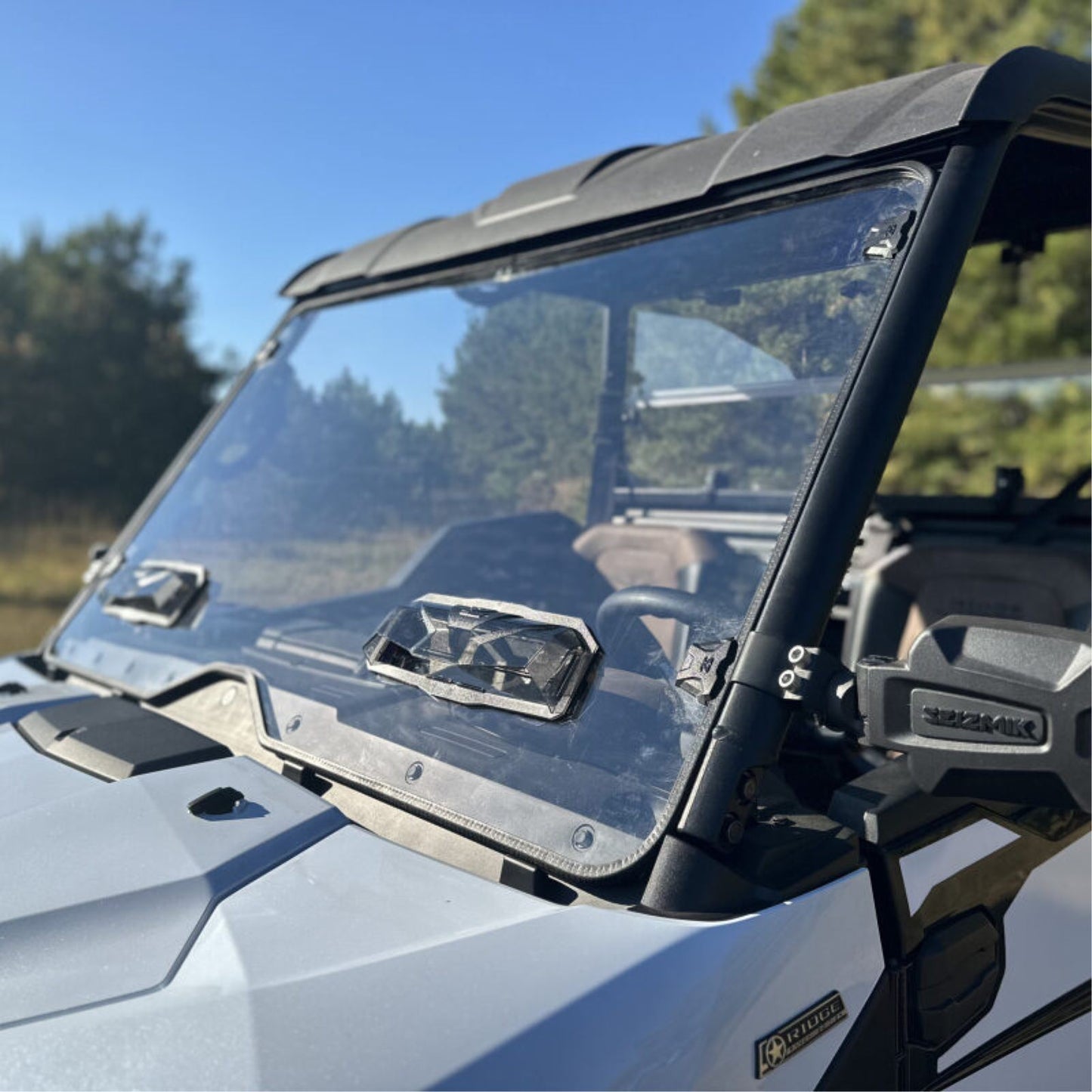 Seizmik Front Toolless Windshield fits Kawasaki Ridge 50-55316KIT_1779959