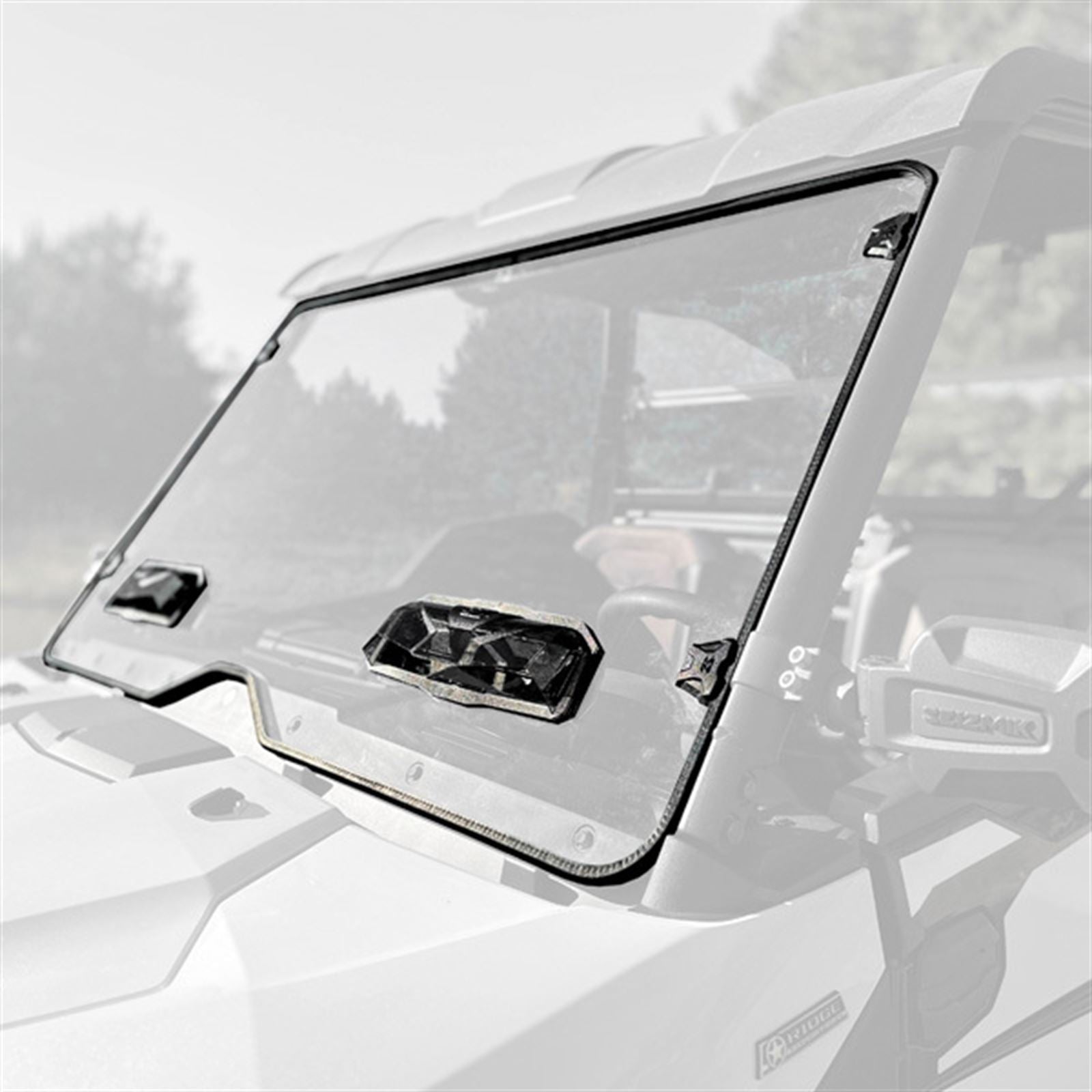 Seizmik Front Toolless Windshield fits Kawasaki Ridge 50-55316KIT_1553238