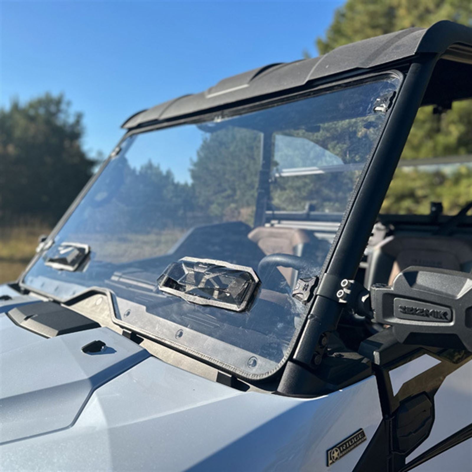 Seizmik Front Toolless Windshield fits Kawasaki Ridge 50-55316KIT_1553245