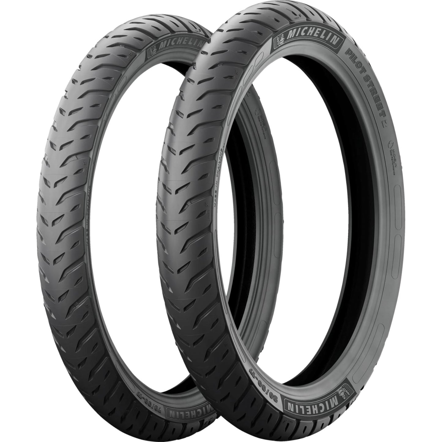 Michelin - Powersports Tire - Pilot Street 2 - Front/Rear - 100/80-17 - 52S 84561_1546803