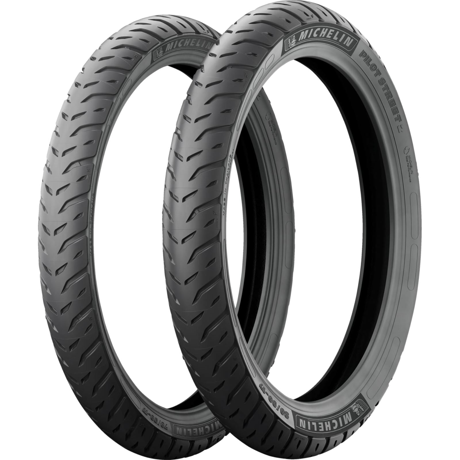 Michelin - Powersports Tire - Pilot Street 2 - Front/Rear - 100/80-17 - 52S 84561_1546803