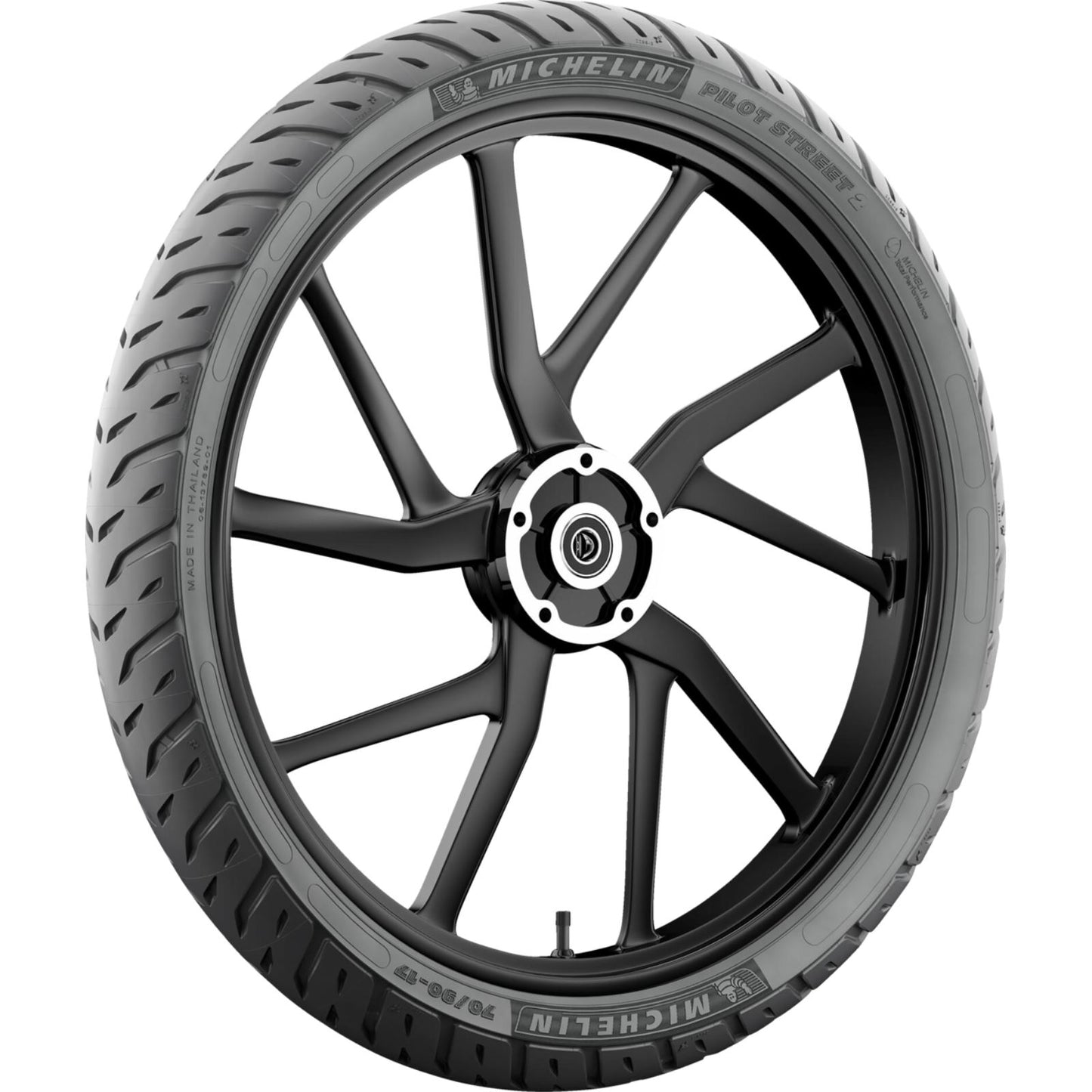 Michelin - Powersports Tire - Pilot Street 2 - Front/Rear - 100/80-17 - 52S 84561_1546738