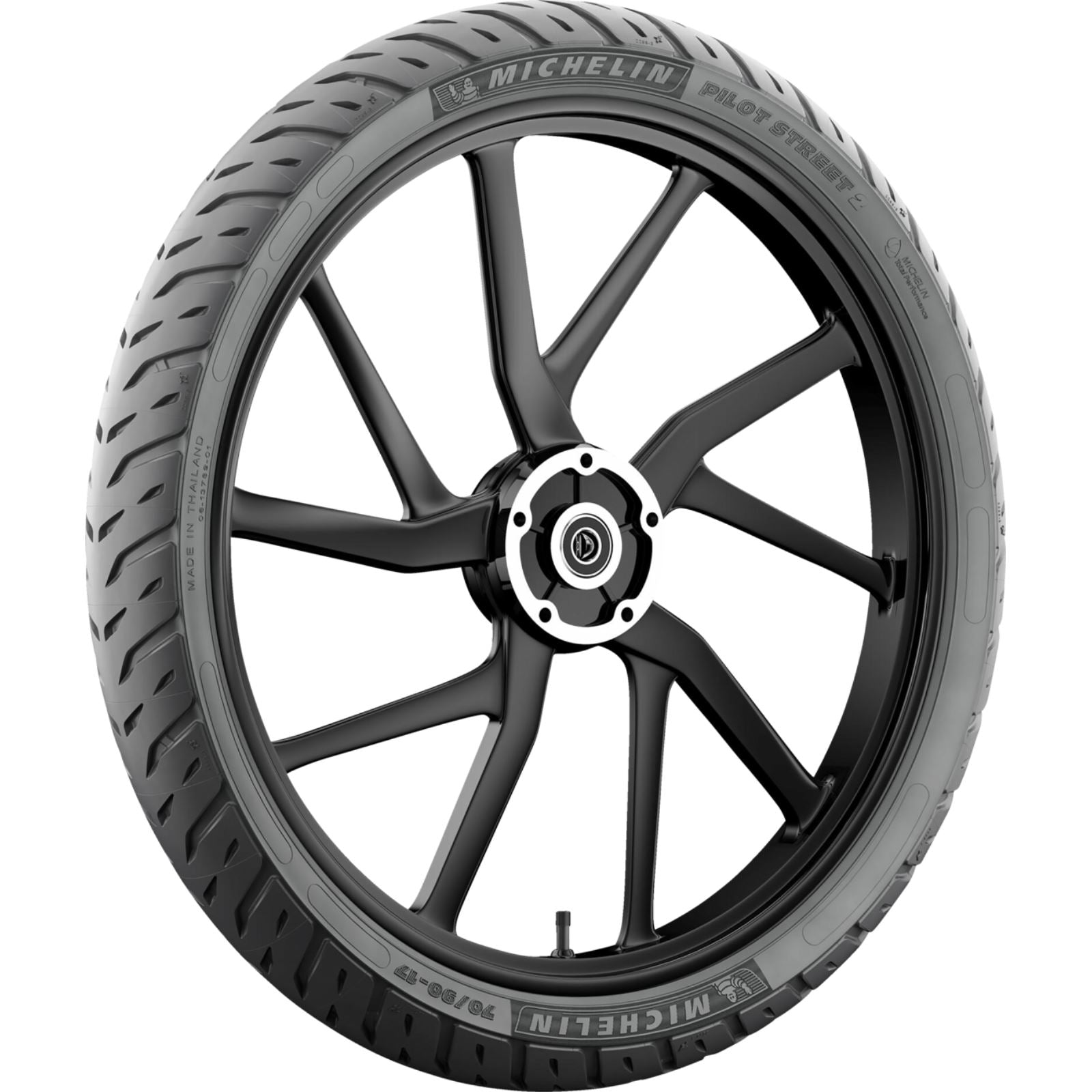 Michelin - Powersports Tire - Pilot Street 2 - Front/Rear - 100/80-17 - 52S 84561_1546738