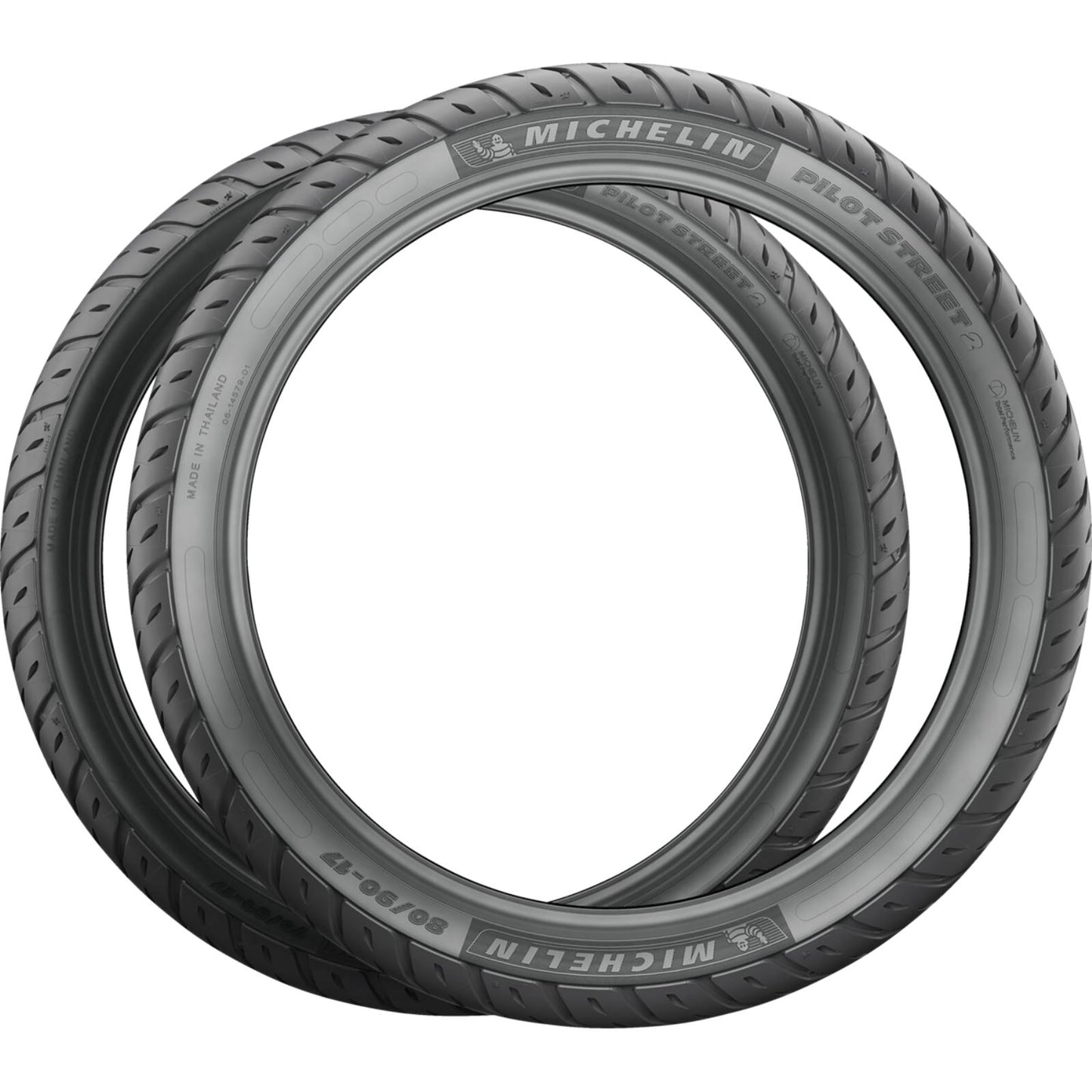 Michelin - Powersports Tire - Pilot Street 2 - Front/Rear - 100/80-17 - 52S 84561_1546742