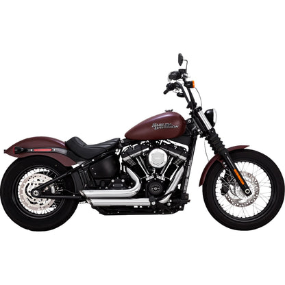 Vance And Hines Shortshots Staggered Exhaust System - Chrome 17333-22_1540262
