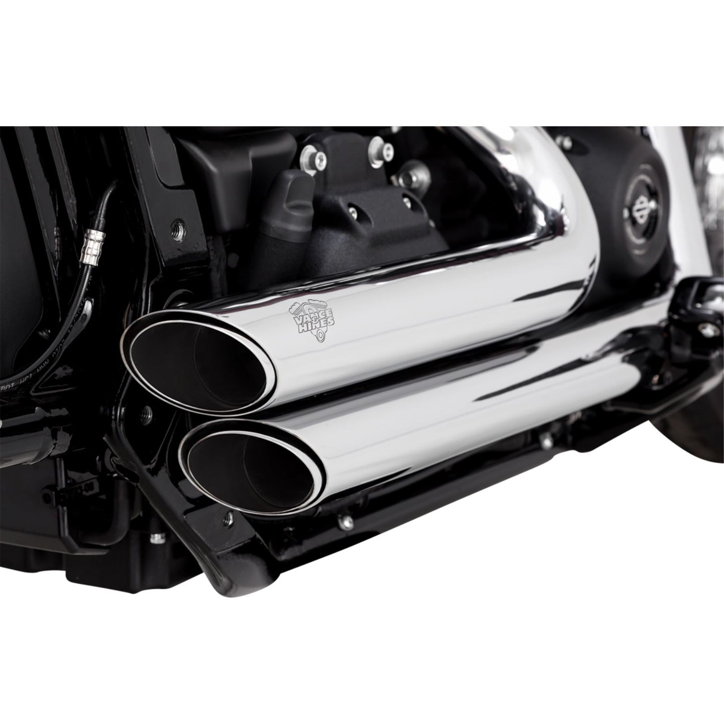Vance And Hines Shortshots Staggered Exhaust System - Chrome 17333-22_1540261