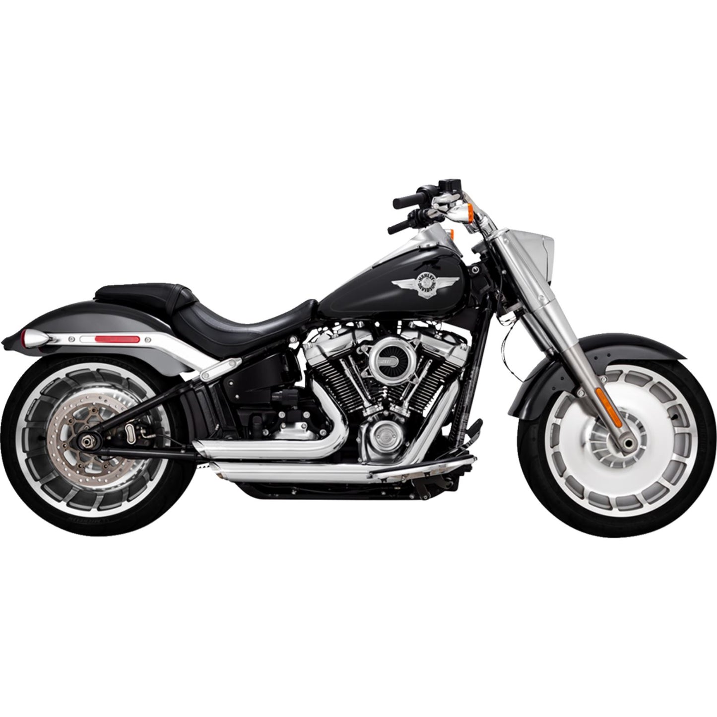 Vance And Hines Shortshots Staggered Exhaust System - Chrome 17335-22_1540256