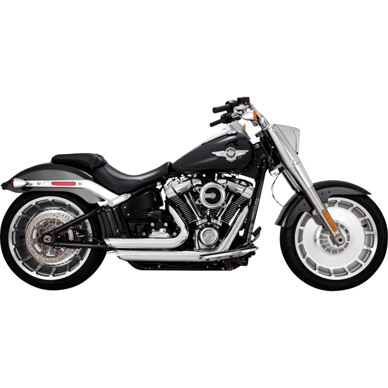 Vance And Hines Shortshots Staggered Exhaust System - Chrome 17335-22_1540256