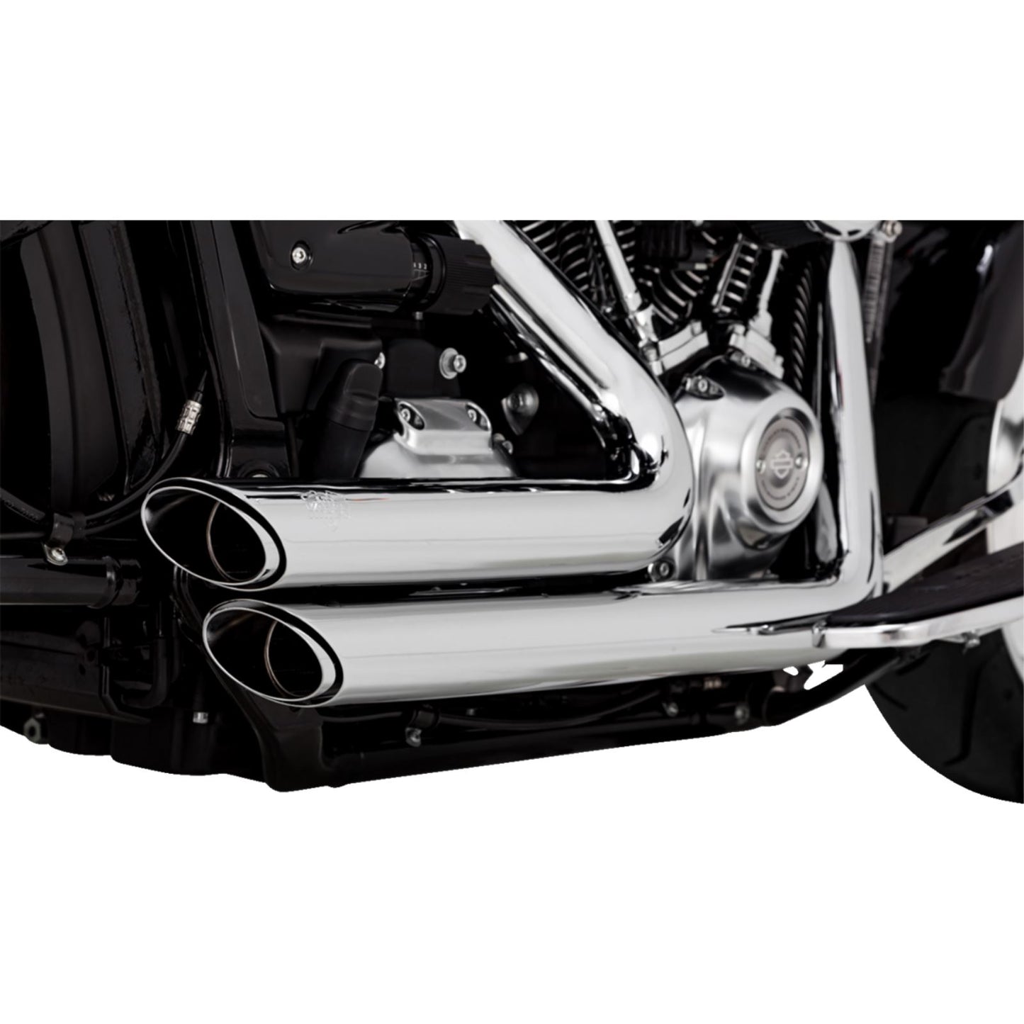 Vance And Hines Shortshots Staggered Exhaust System - Chrome 17335-22_1540255
