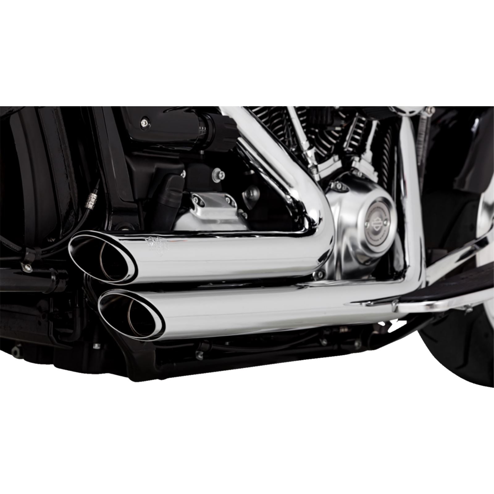 Vance And Hines Shortshots Staggered Exhaust System - Chrome 17335-22_1540255