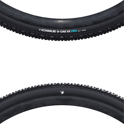 Schwalbe G-One RX Tire - 700 x 50, Tubeless, Folding, Black, Evolution Line [MPN: 11654578]_1872384