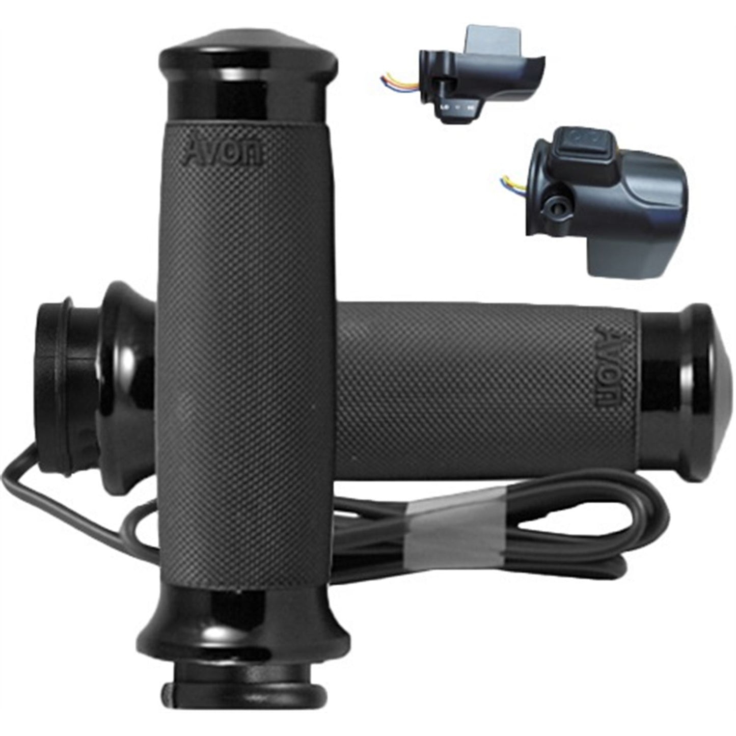 Avon Grips Custom Contour Heated Twist Grip - Black CC-86-AN-F24-HT_1547048