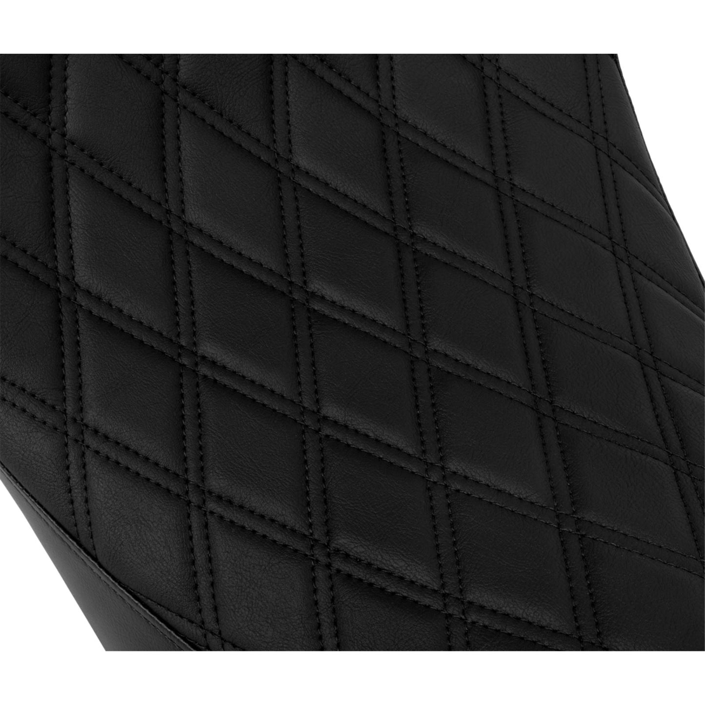 Drag Specialties Solo Front Seat Diamond/Black Sittch w/ Backrest Option for FL '08-'23 0801-1955_1541936