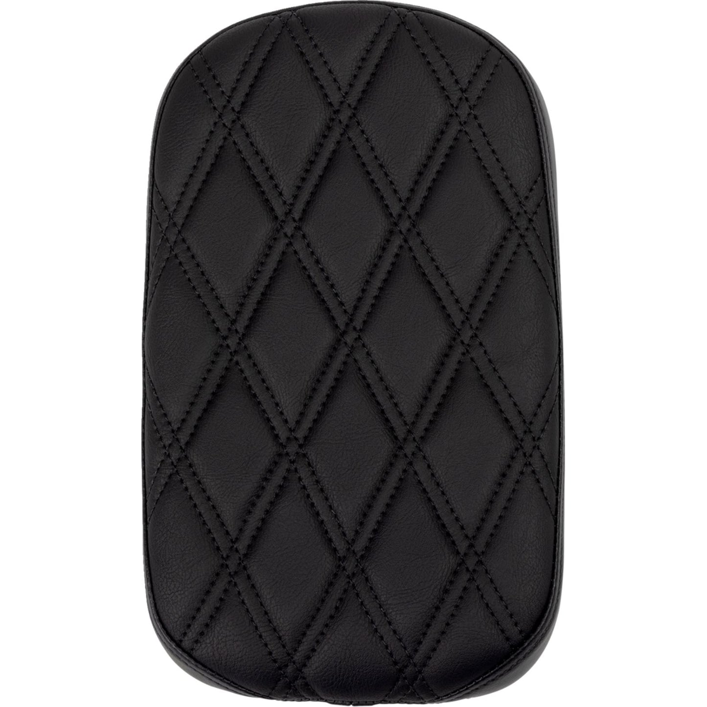 Drag Specialties Rear Solo Seat Wide Double Diamond - Black Stitch for FLH/FLT '97-'23 [MPN: 0801-1957]_1541938