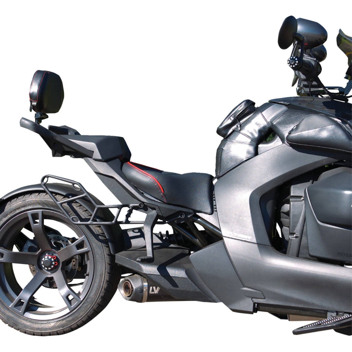 Show Chrome Ryker Combat Seat - Black w/ Red Trim for Can-Am Ryker [MPN: 41-429]_1541946